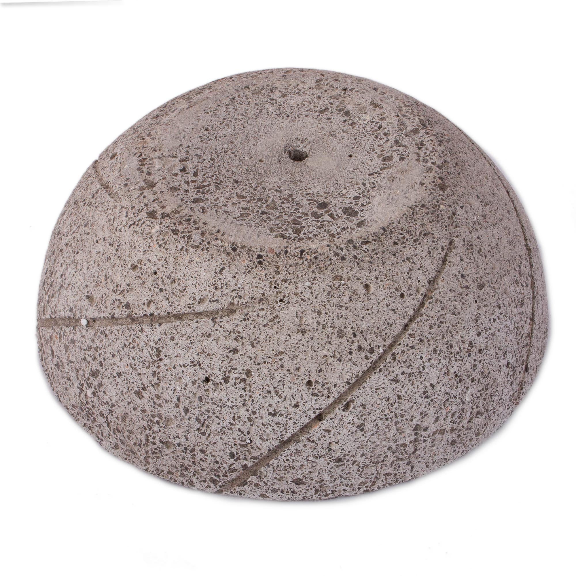 Premium Reclaimed Stone Spiral Flower Pot - Handcrafted in Mexico