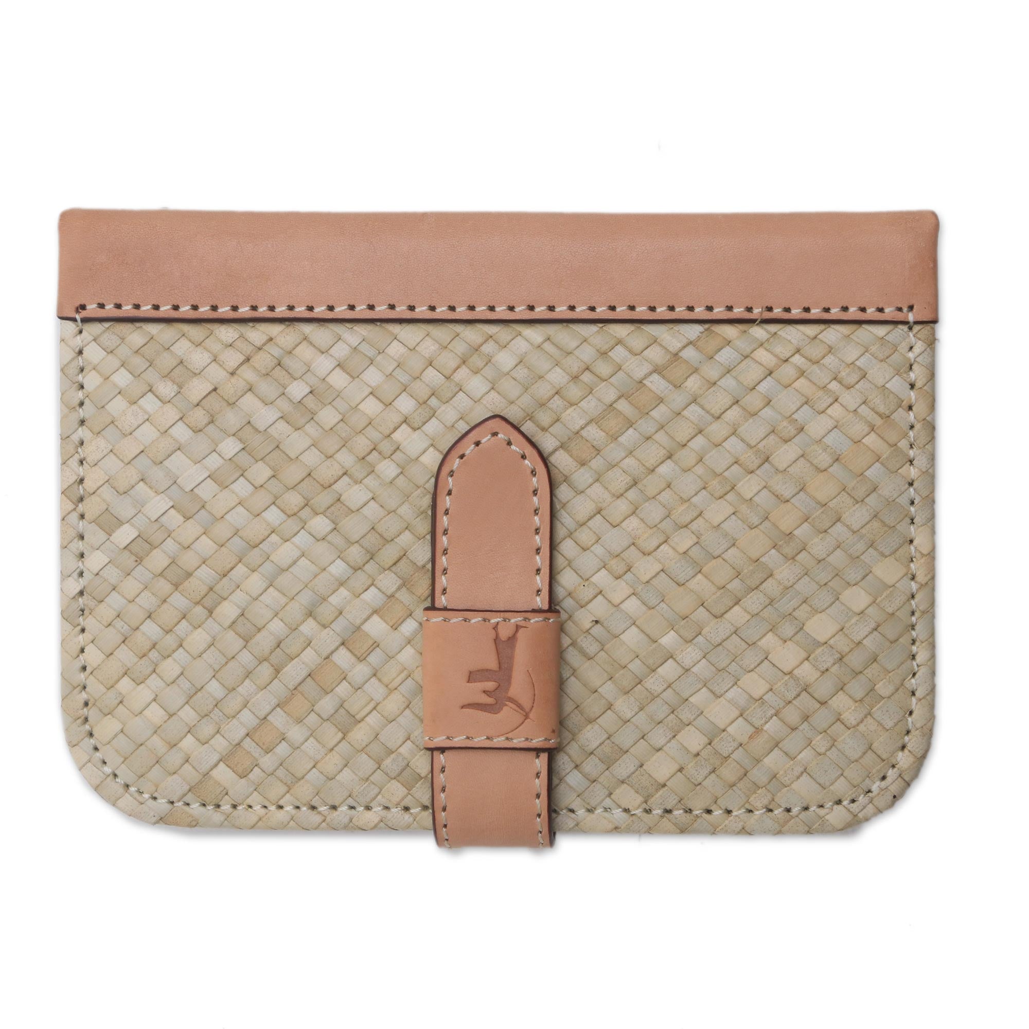 Premium Archer's Mark Beige Woven Pandanus Leaf Journal Binder - Ultimate Craftsmanship