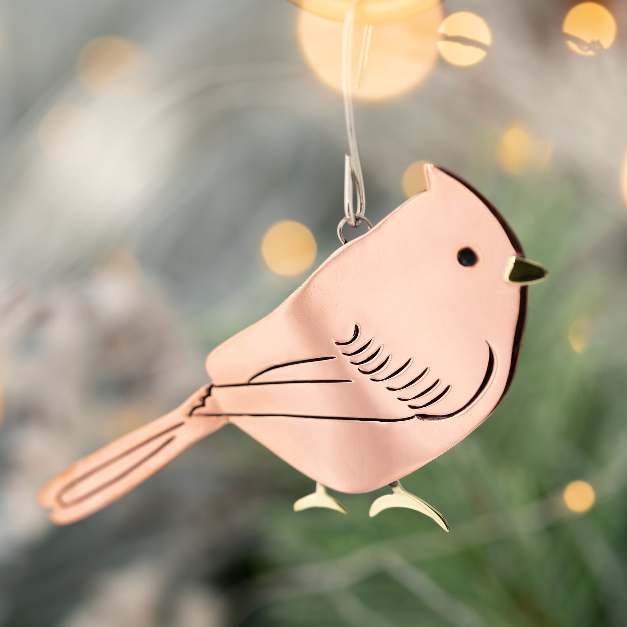 Premium Handcrafted Cardinals Are Angels Ornament - Mixed Metal Keepsake