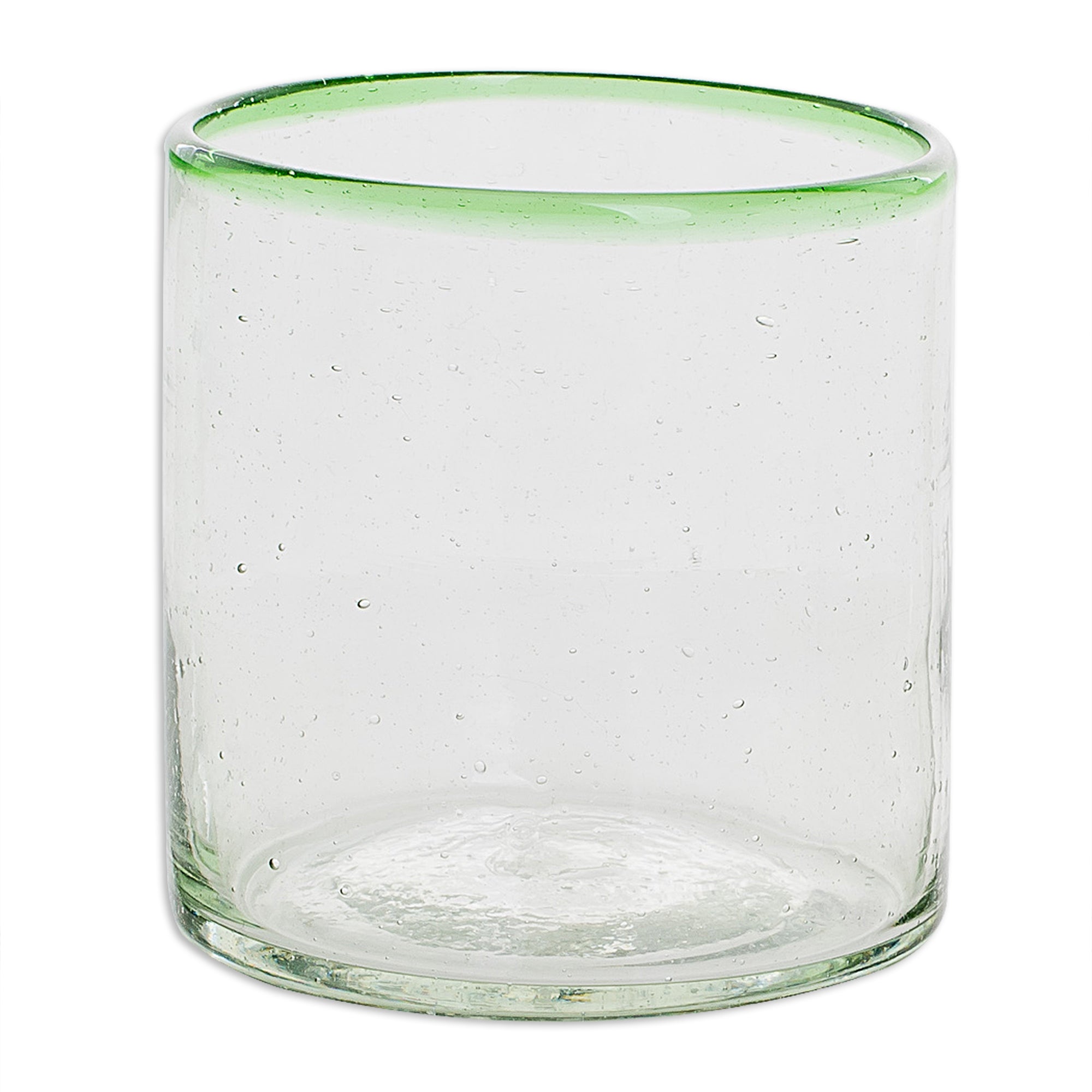 Premium Eco-Friendly Recycled Glass Juice Glasses - Set of 4
