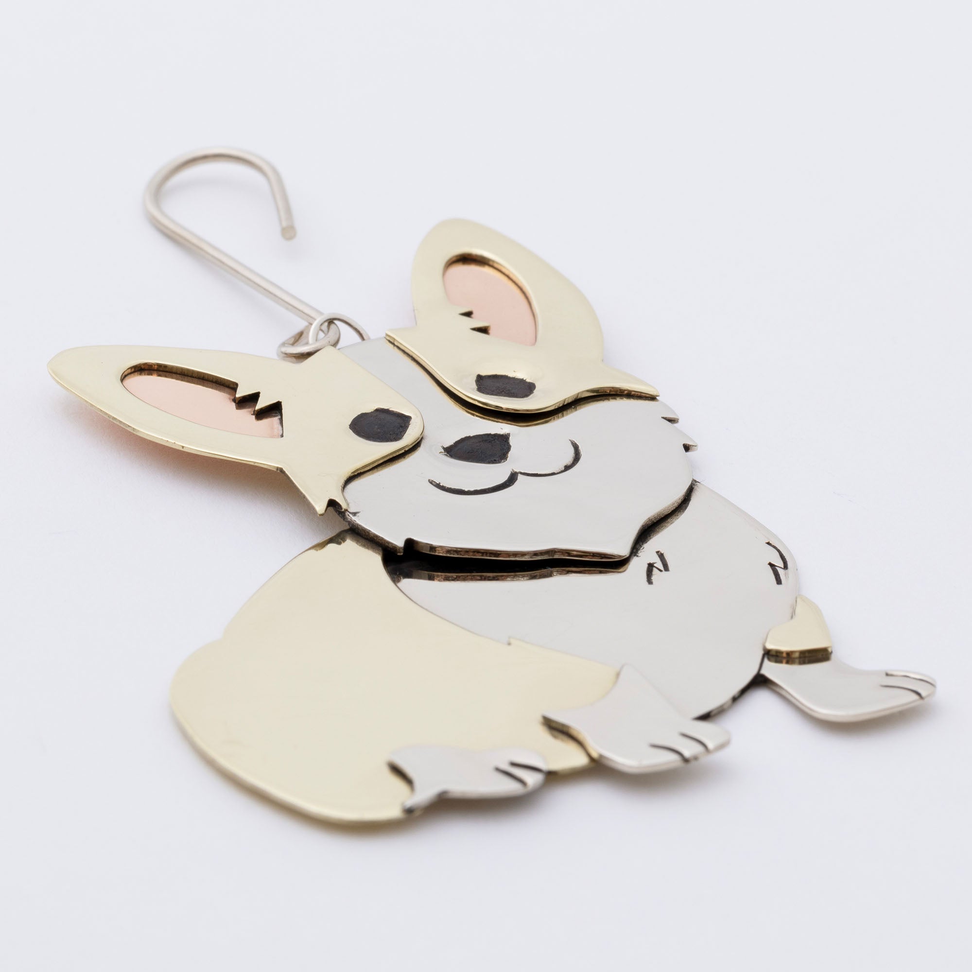 Premium Mixed Metal Dog Breed Ornament | Handmade Fair Trade Decor