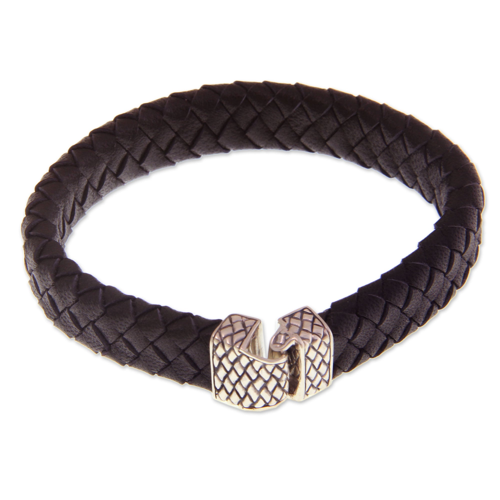Premium Masculine Leather Cuff Bracelet for Men