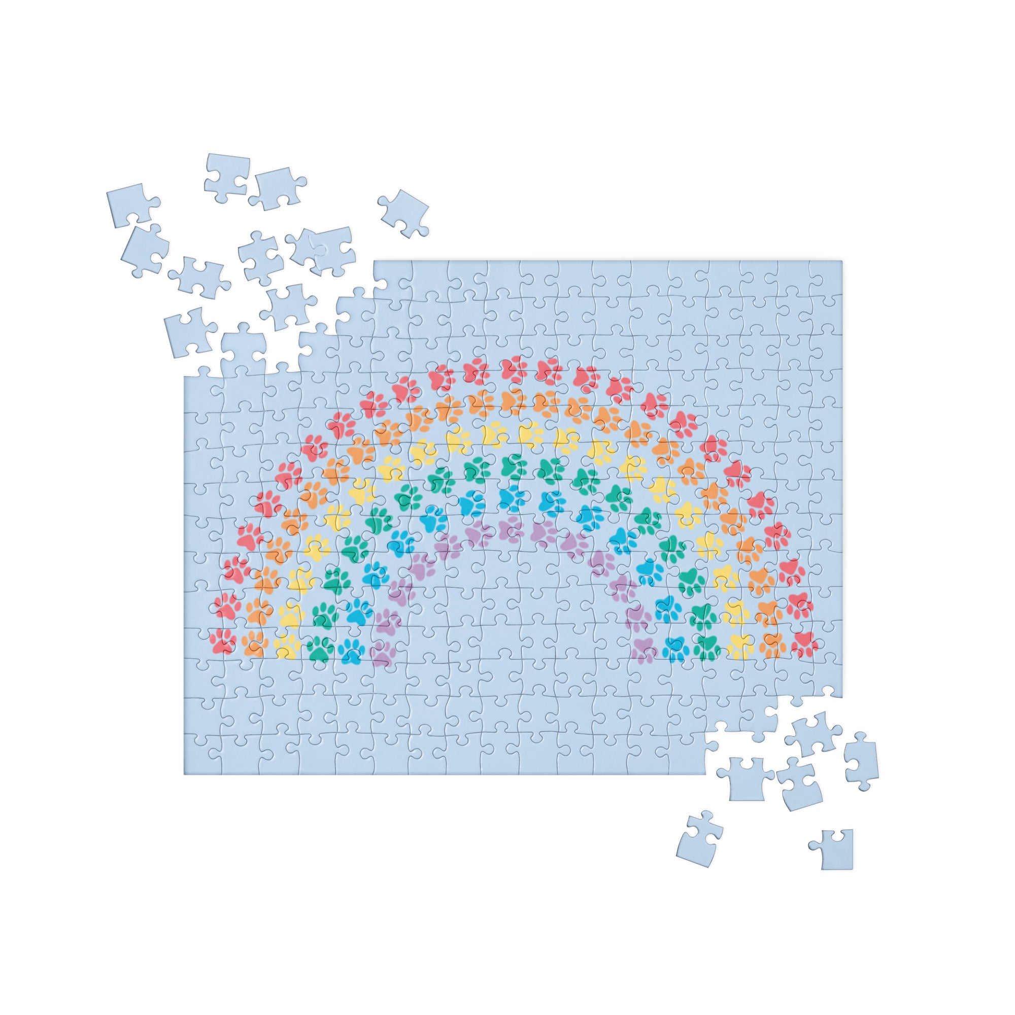 Ultimate Rainbow Paw Prints Puzzle