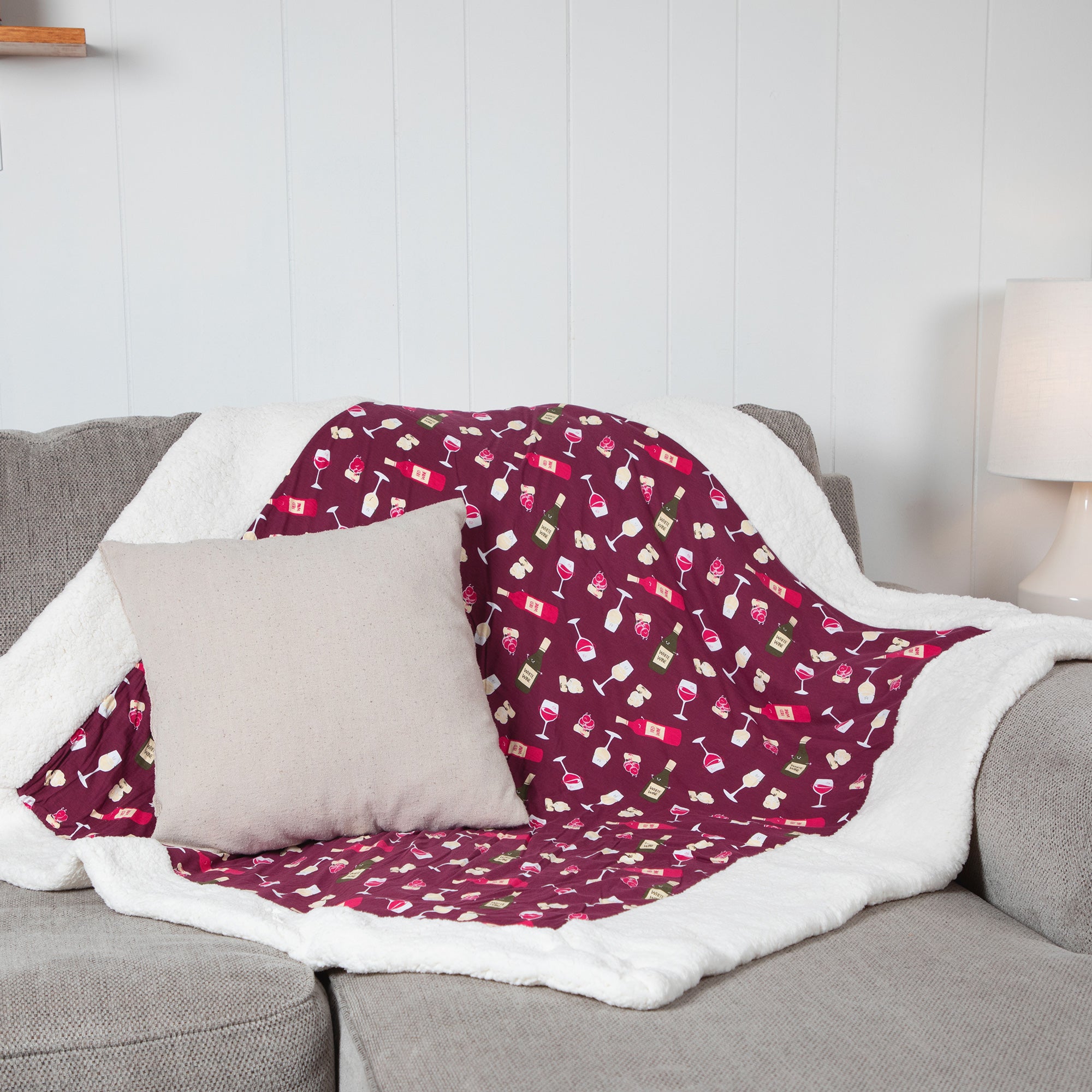 Ultimate Cozy Sherpa Fleece Throw Blanket - 45