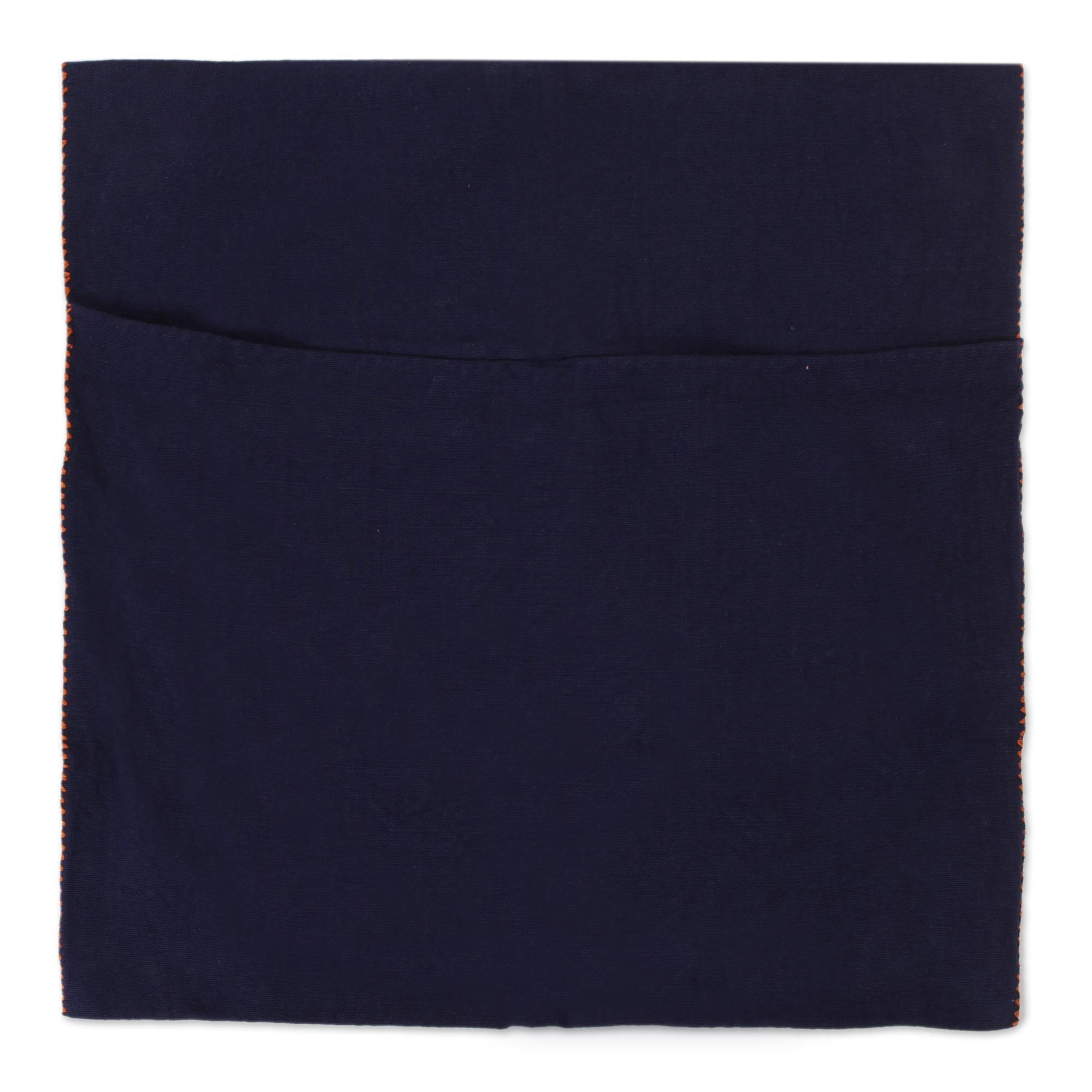 Premium Handwoven Geometric Cotton Cushion Cover - Sunrise & Midnight Design