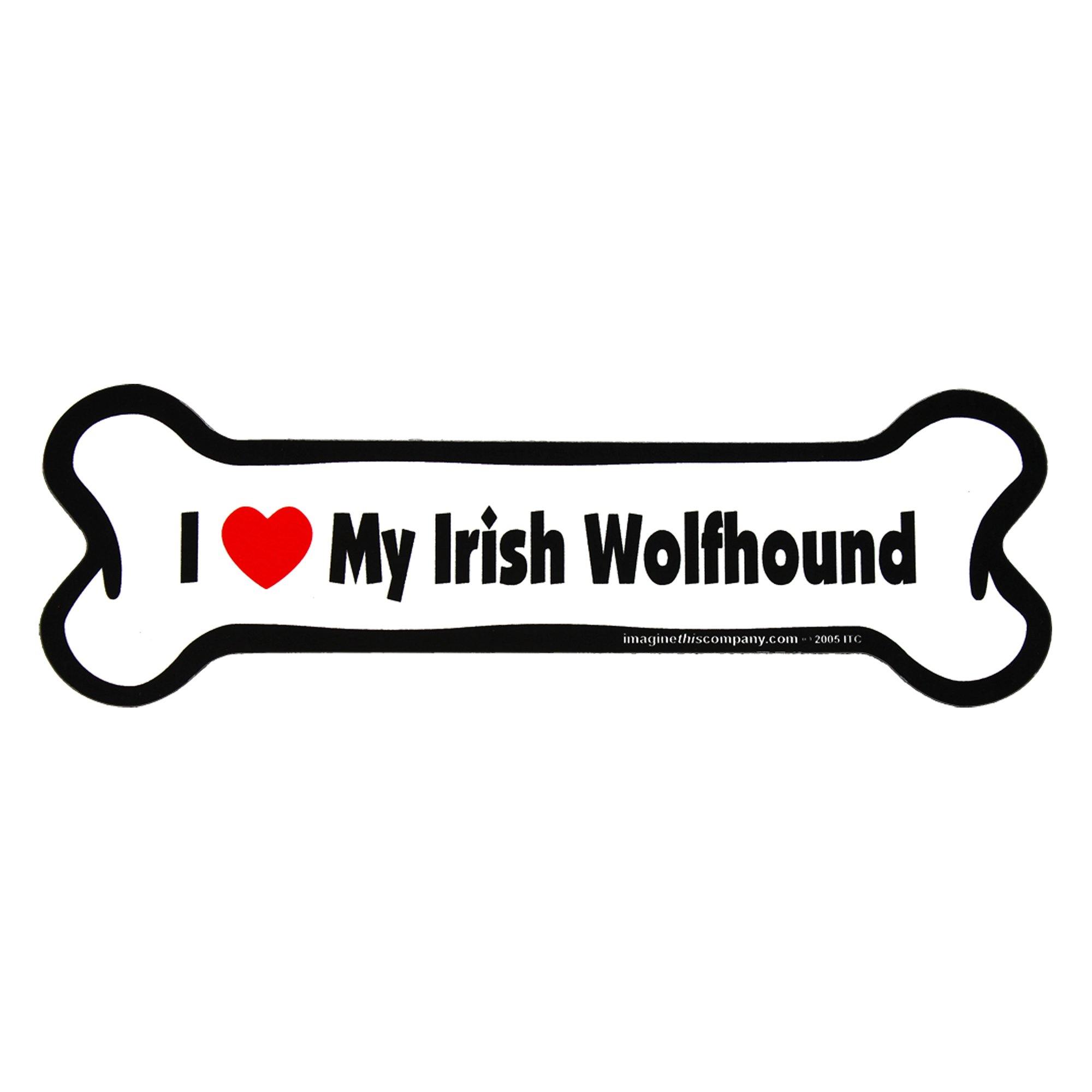 Premium I Love My Dog Car Magnet: Breeds A - K | Ultimate Pet Lover's Accessory