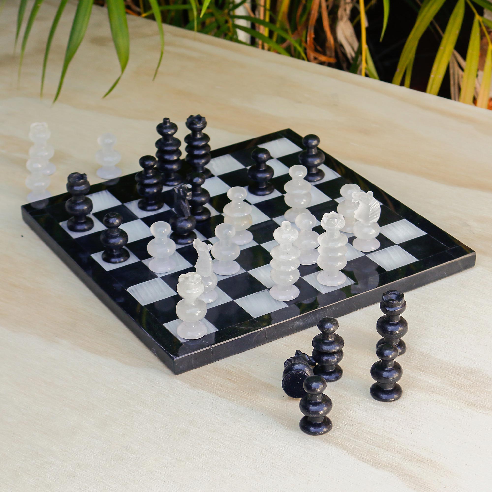Premium Triumph Stone Chess Set - Ultimate Collection