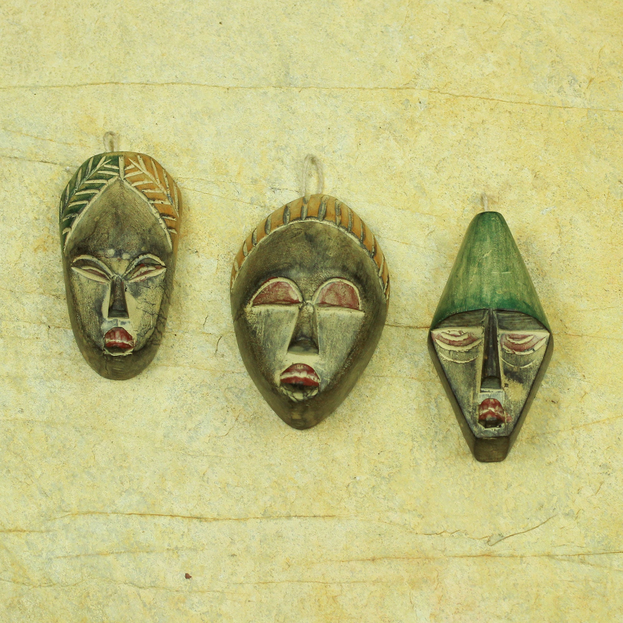 Premium Three Wise Men Handmade Wood Christmas Ornaments – Set of 3