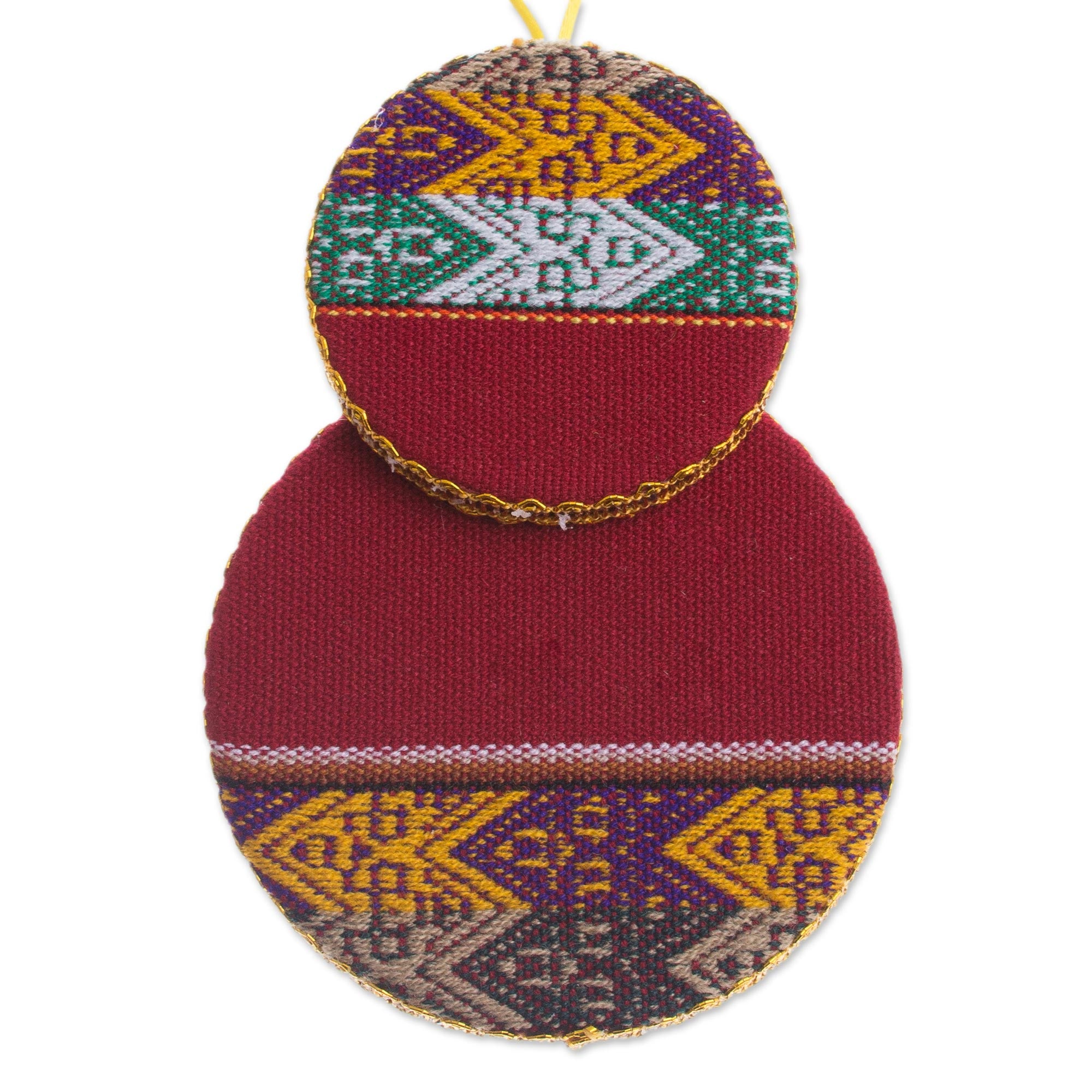 Premium Handmade Nativity Ornament - Andes-Inspired Christmas Decor from Peru