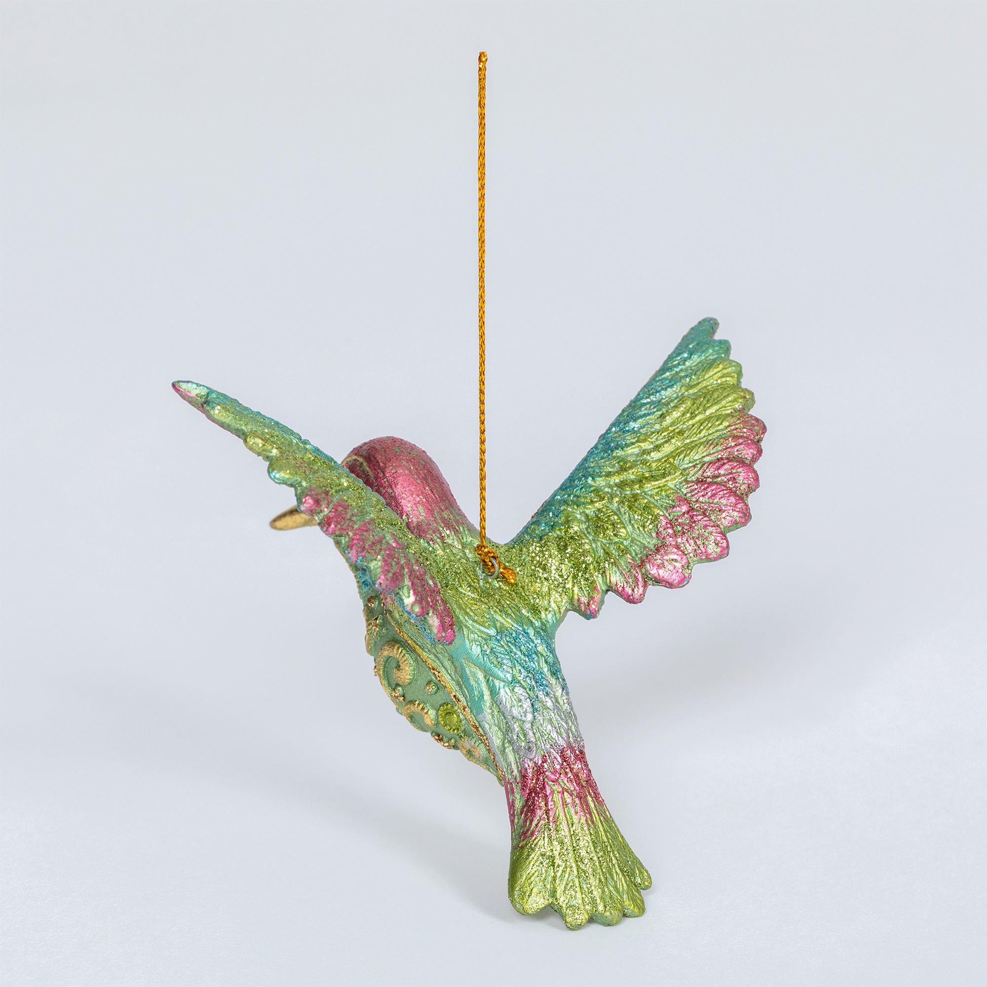 Premium Handmade Hummingbird Ornament - Fair Trade, Vibrant Colors