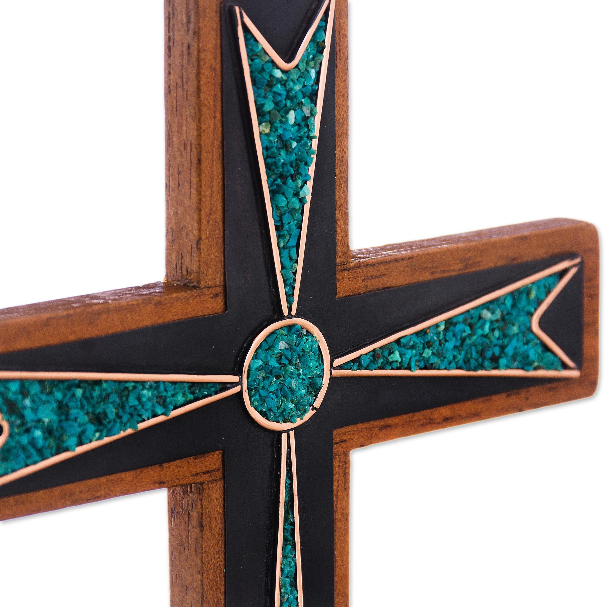Premium Dynamic Cross - Handcrafted Bronze & Copper Wall Art
