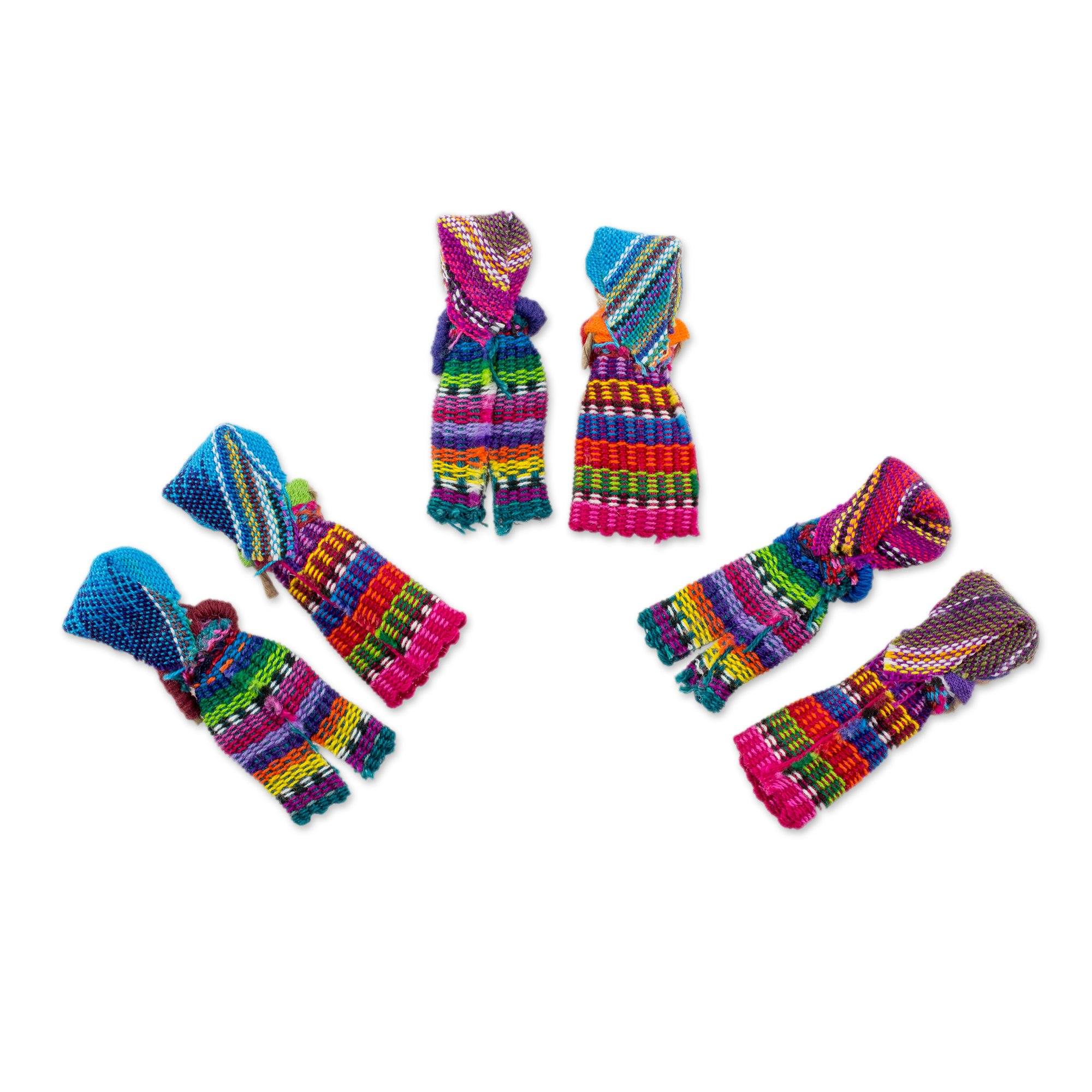 Premium Joined in Love Worry Dolls with Hearts - Ultimate Gift for Well-Being