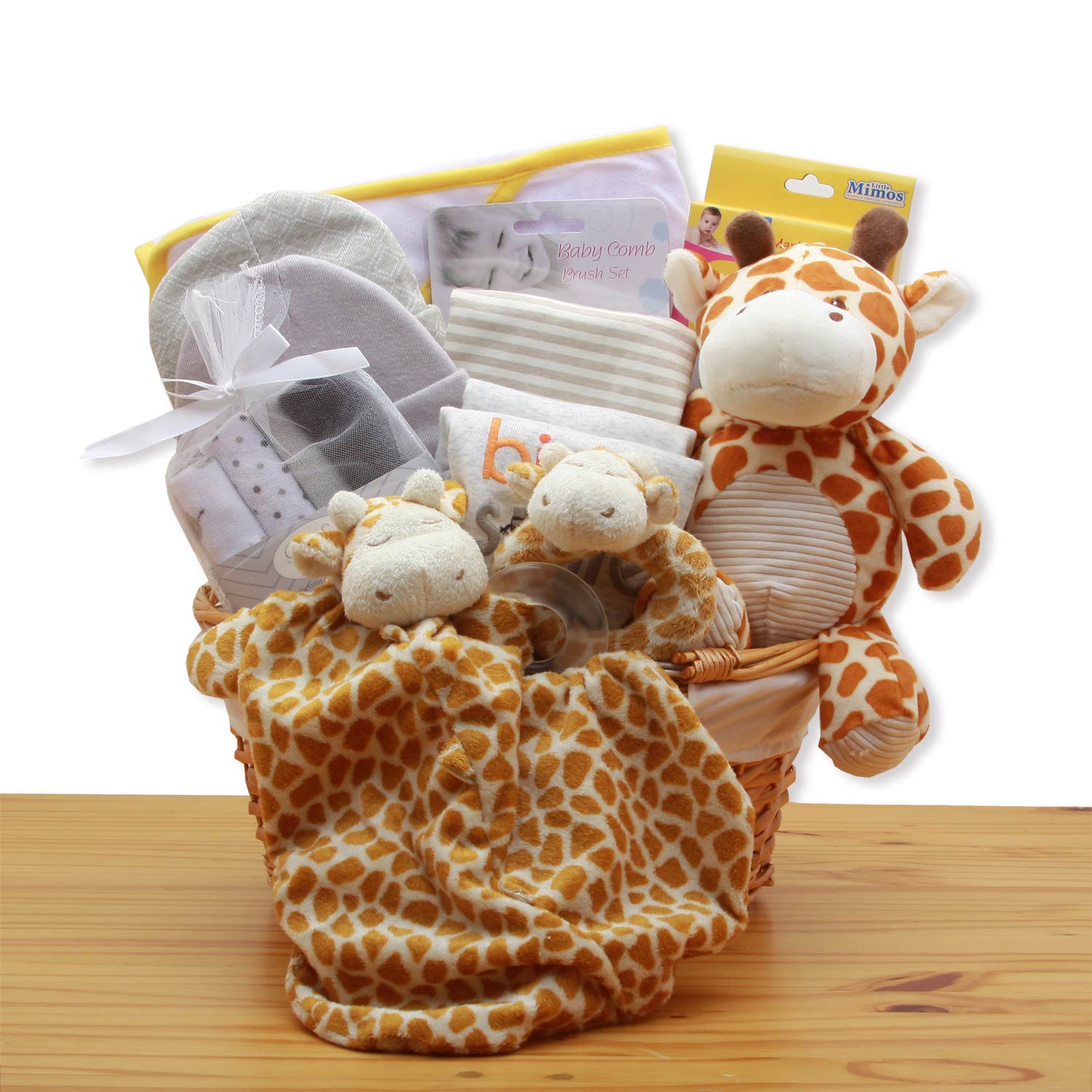 Ultimate Jungle Safari Baby Gift Basket - Premium Yellow Collection