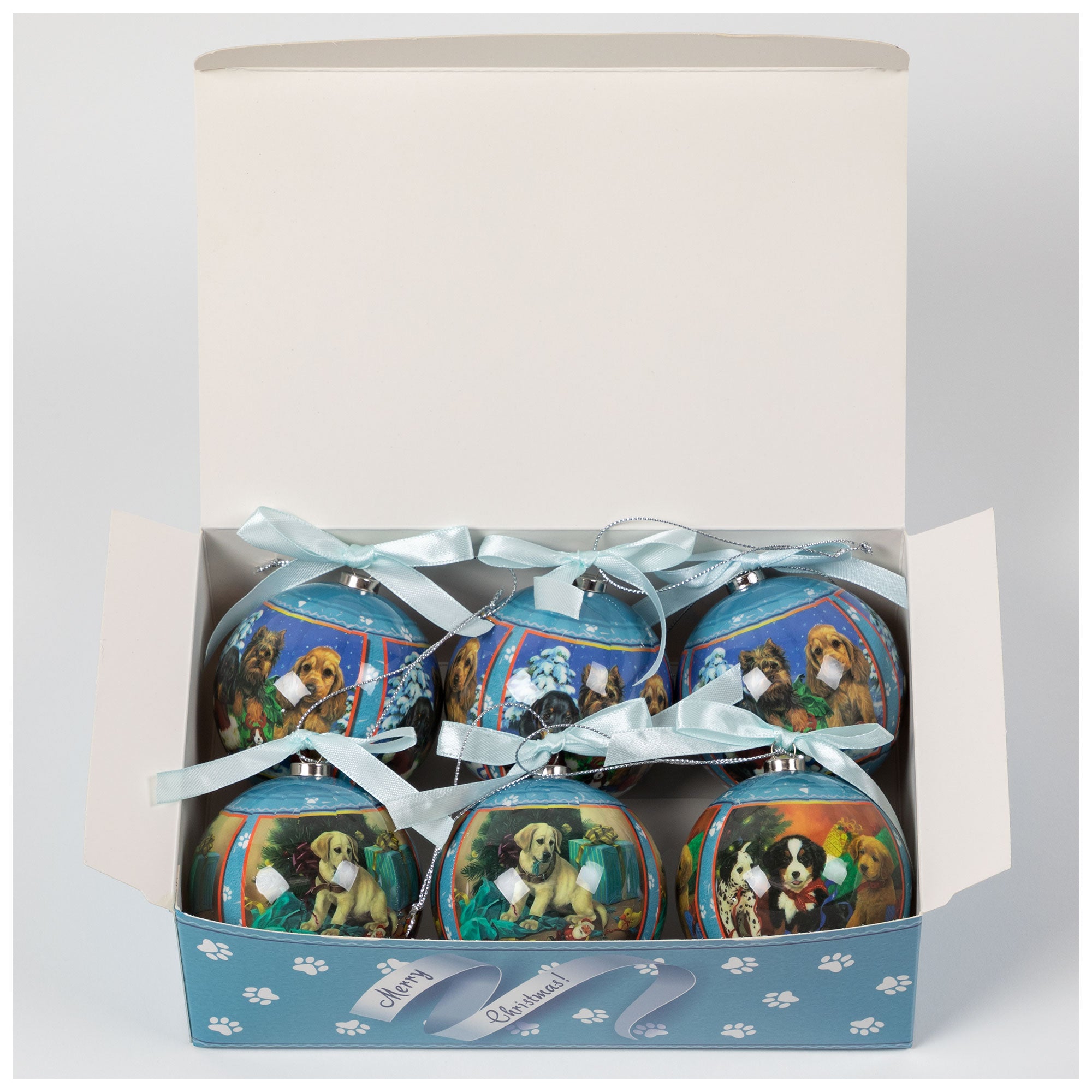 Premium Pet Lovers Christmas Ornament Set - 6 Piece Collection