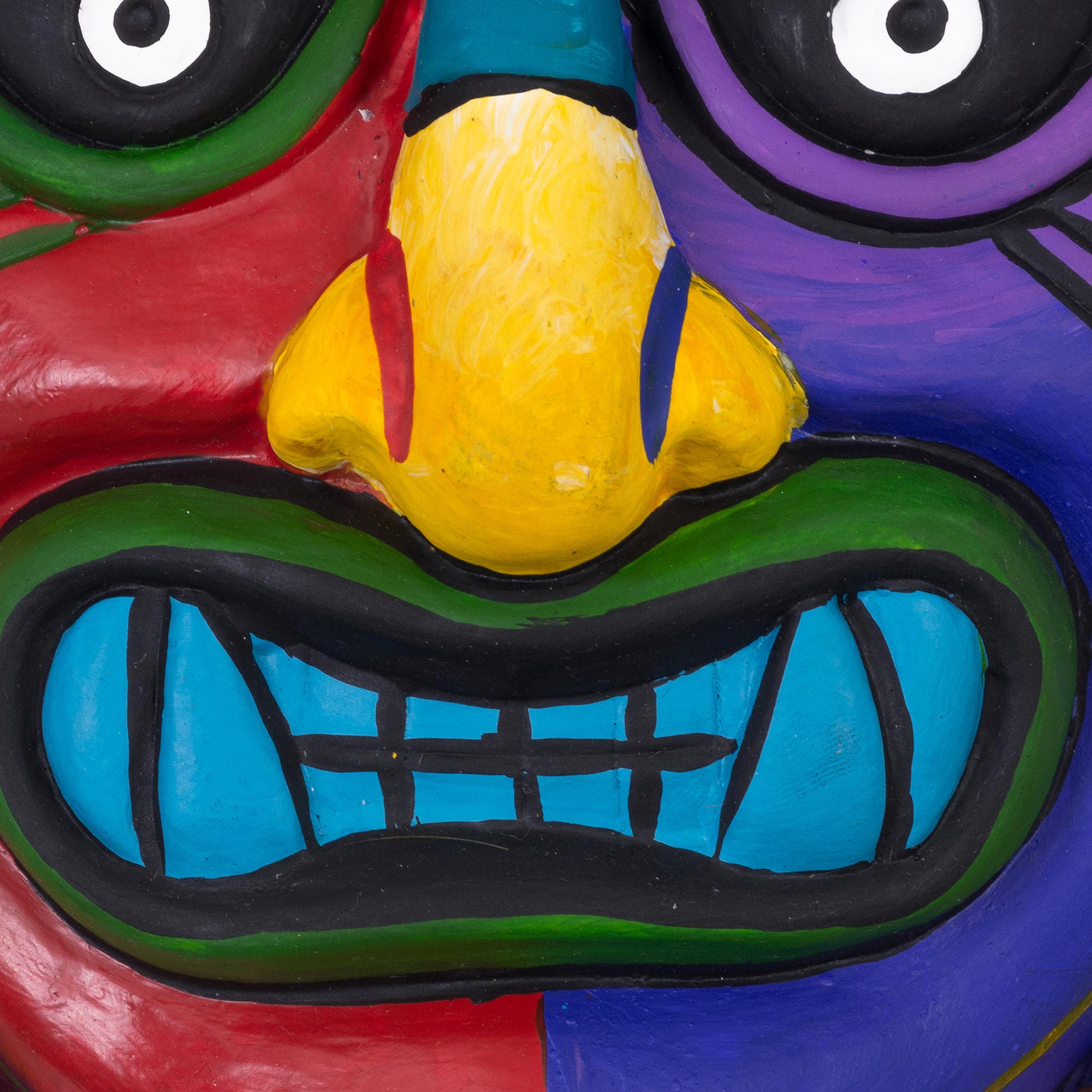Premium Handcrafted Ai Apaec Ceramic Wall Mask | Authentic Peruvian Art