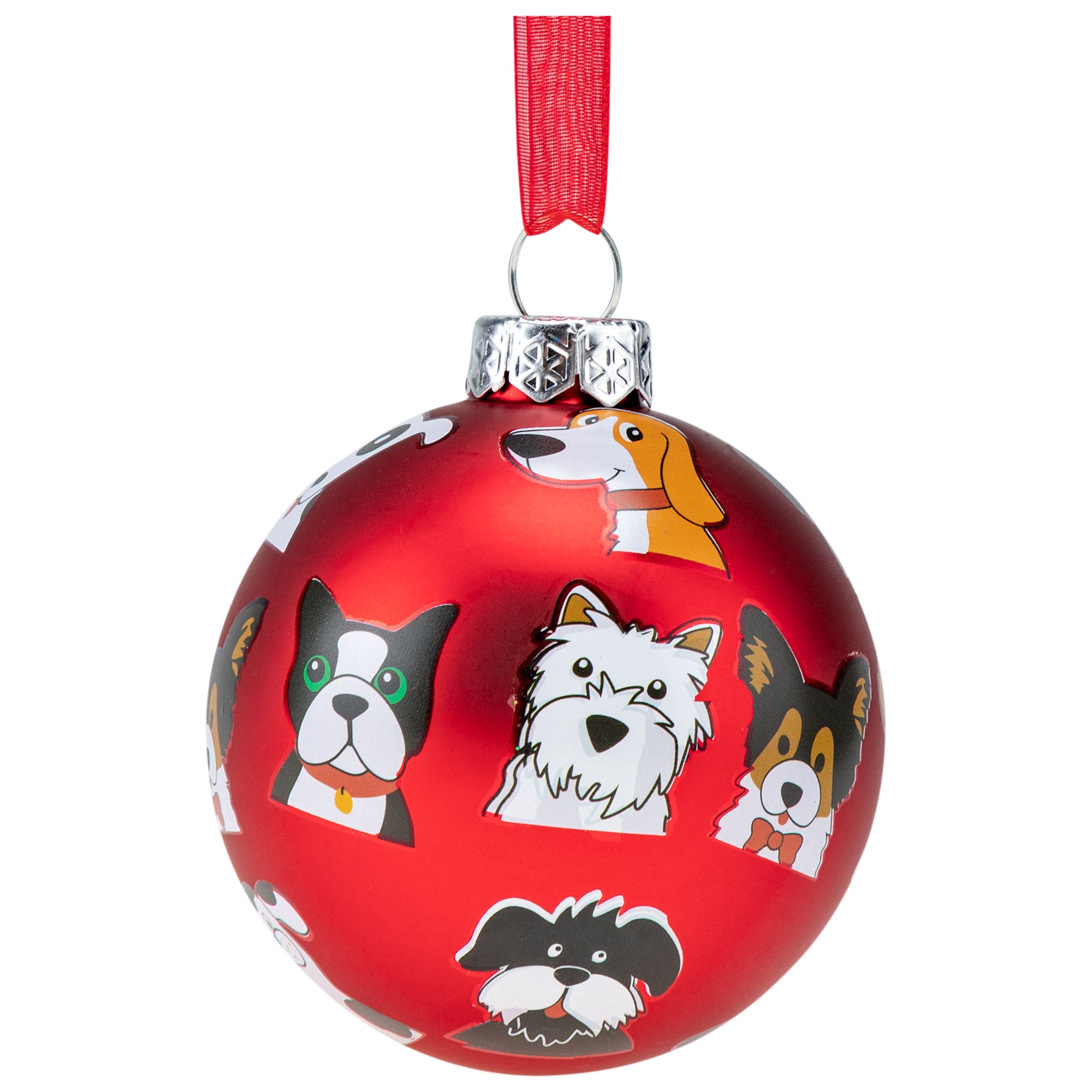 Premium Pet Portrait Glass Ornament - Cherish Your Furry Friends