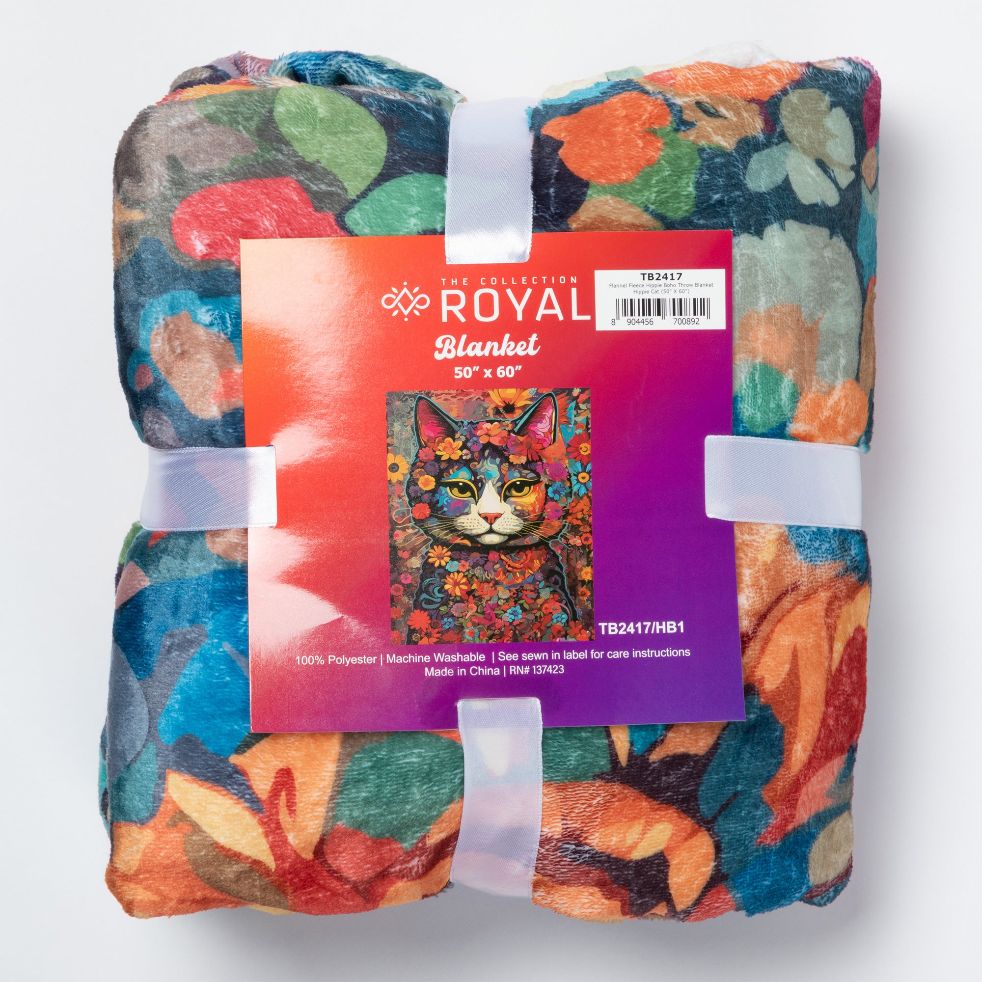 Premium Bohemian Cat Throw Blanket - Ultimate Comfort for Cat Lovers