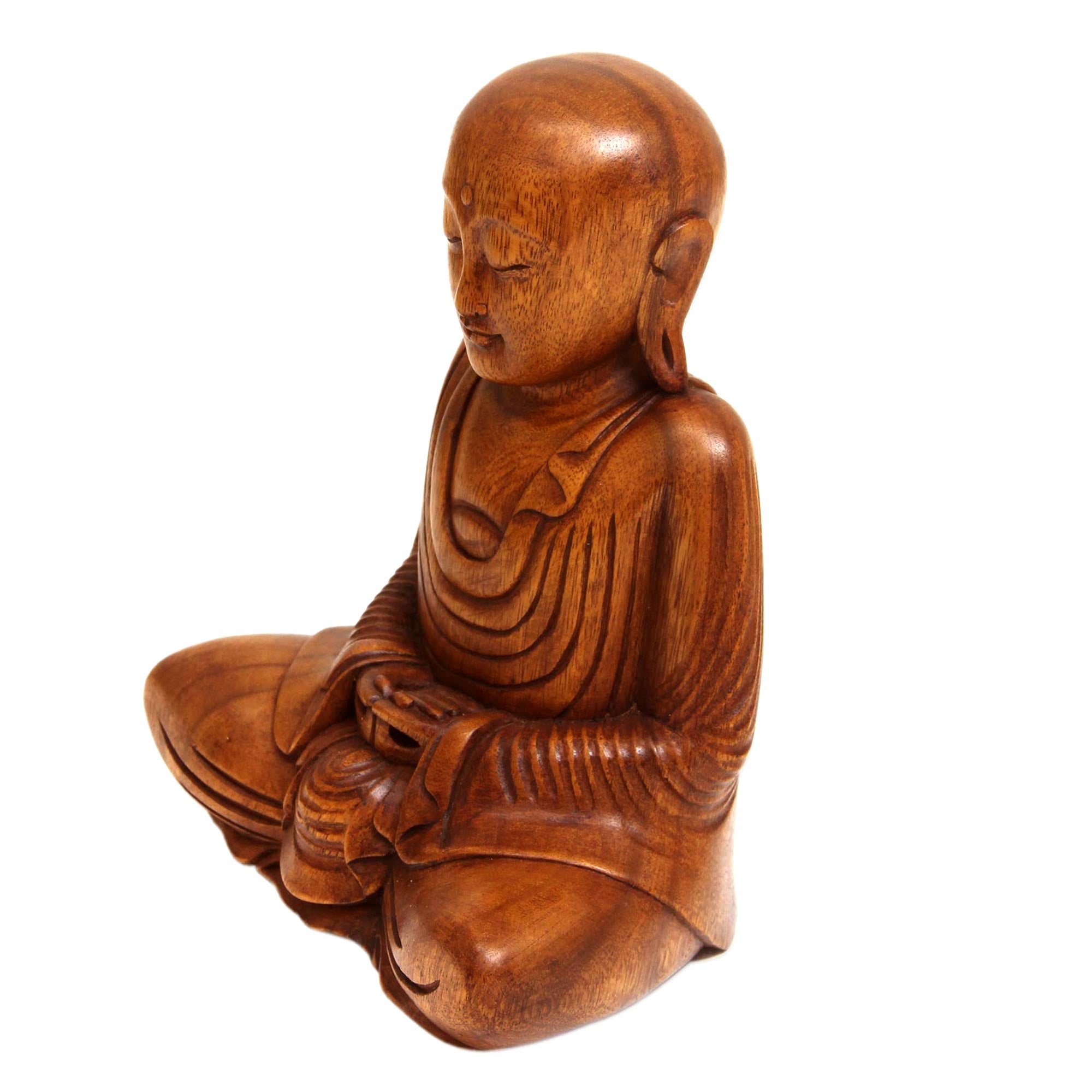 Premium Hand-Carved Samadhi Buddha Statue - Authentic Balinese Art