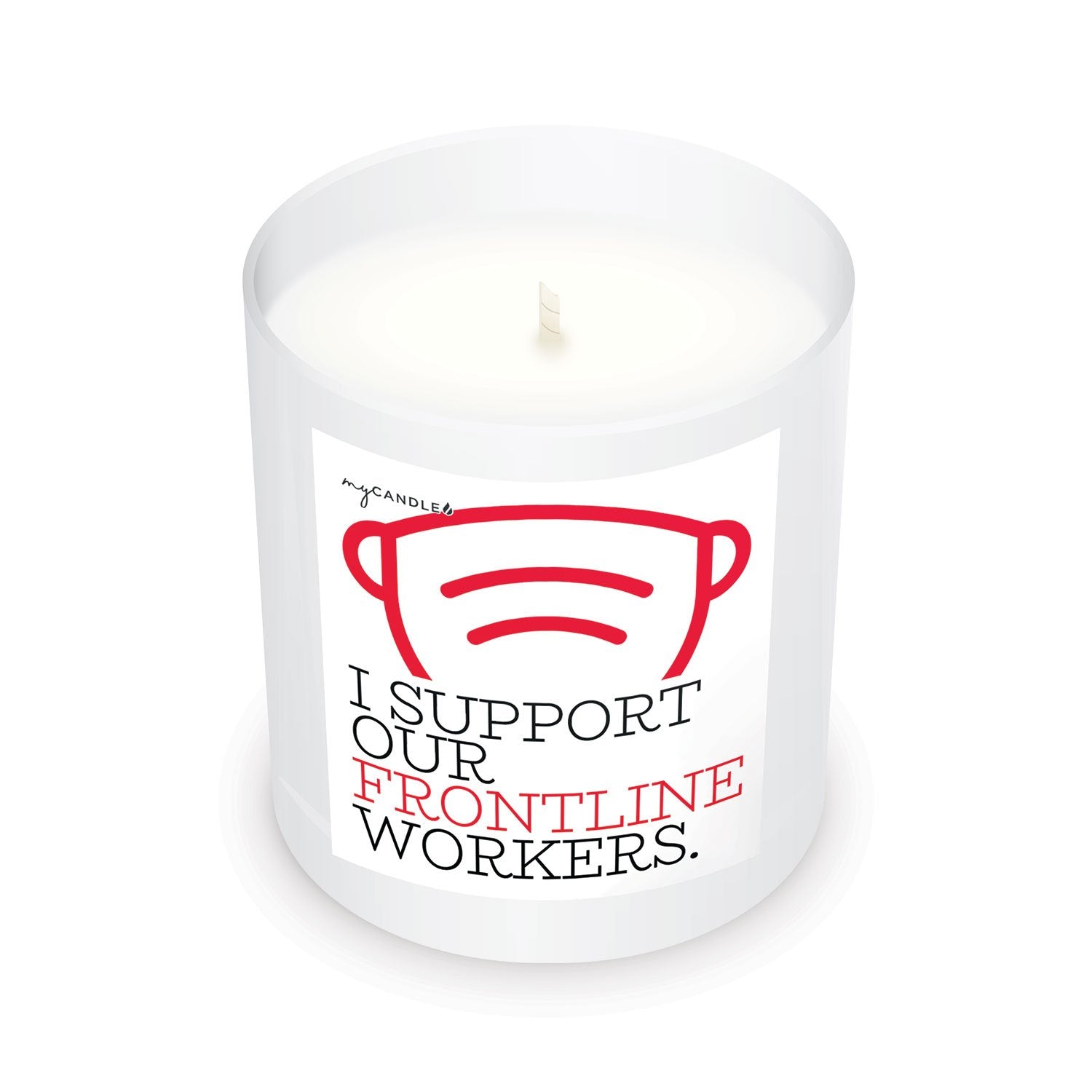 Premium I Support Our Frontline Heroes Candle