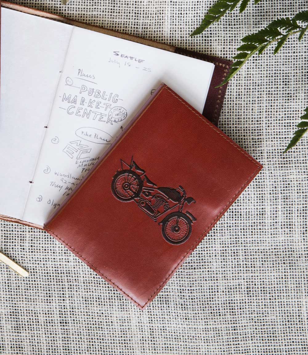 Premium Open Road Leather Journal