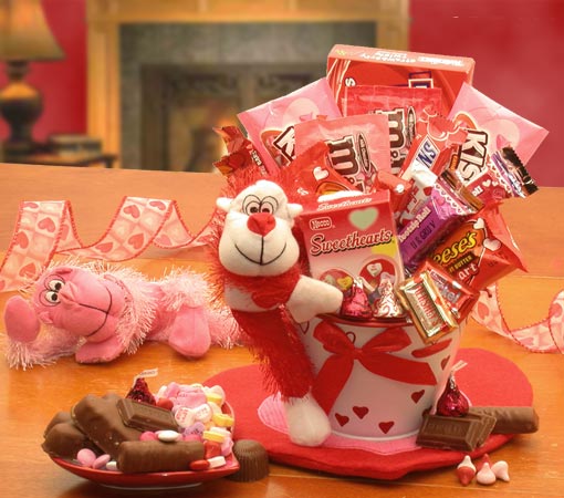 Ultimate Monkey Love Valentine's Gift Pail - Premium Sweetheart Surprise