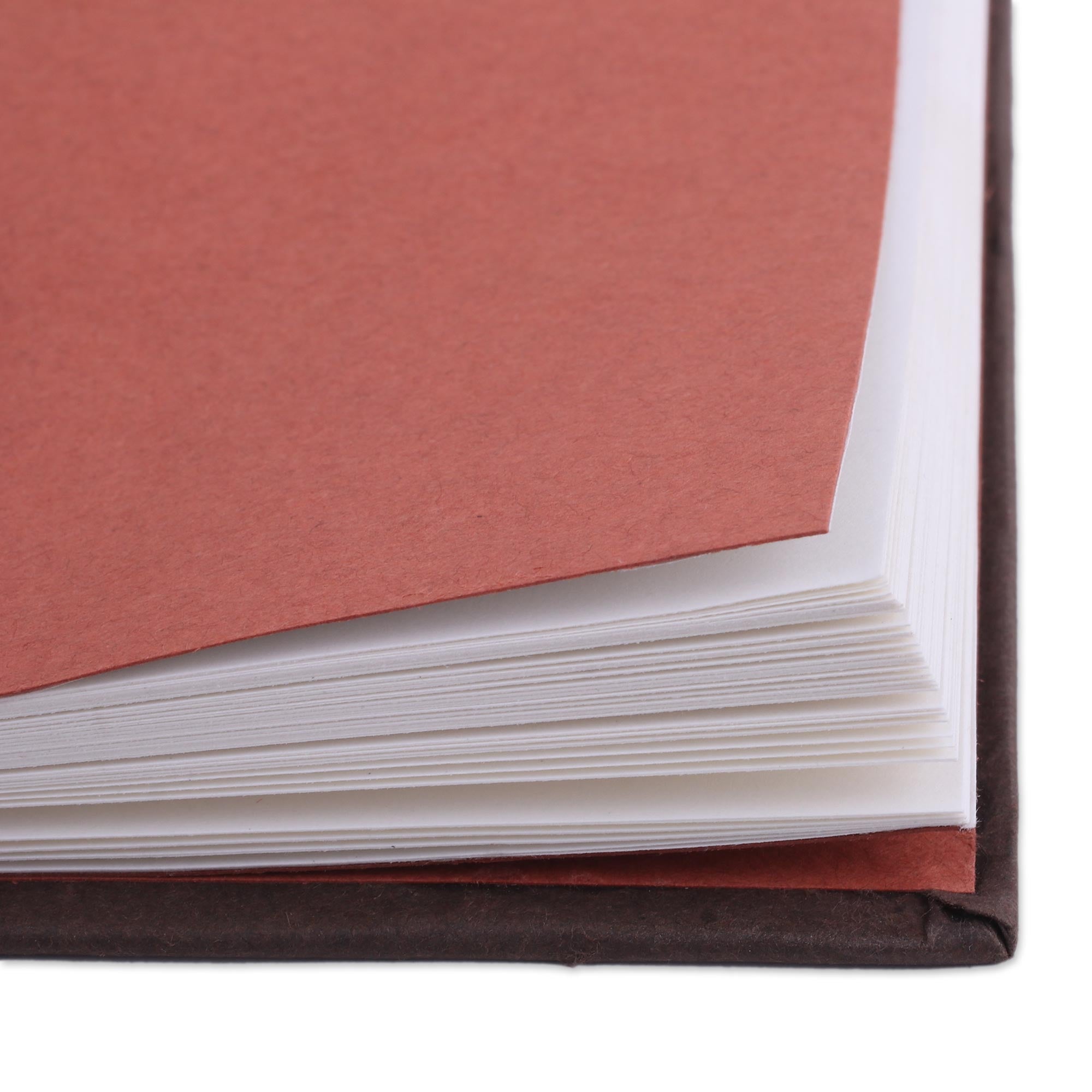 Premium Royal Gajraj Elephant Handmade Journal - Mahogany Edition