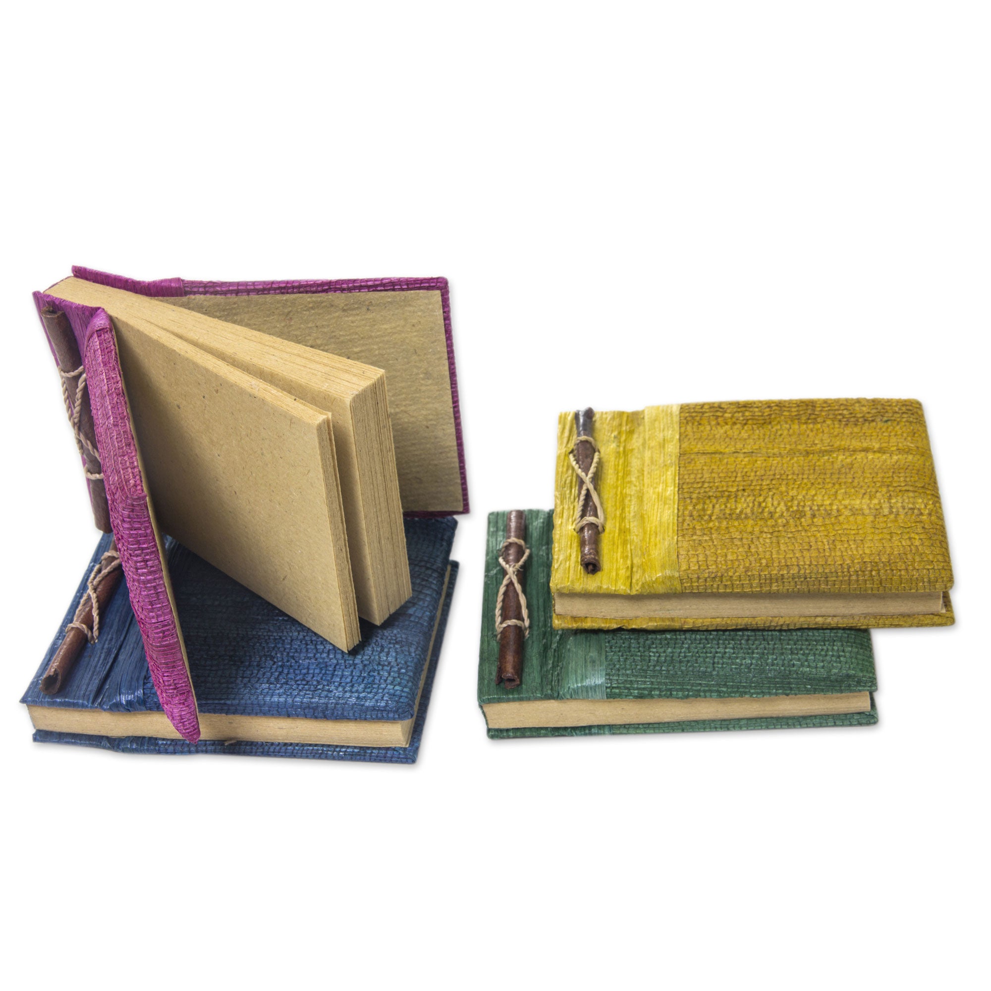 Premium Ubud Memoirs Natural Fiber Journal Set