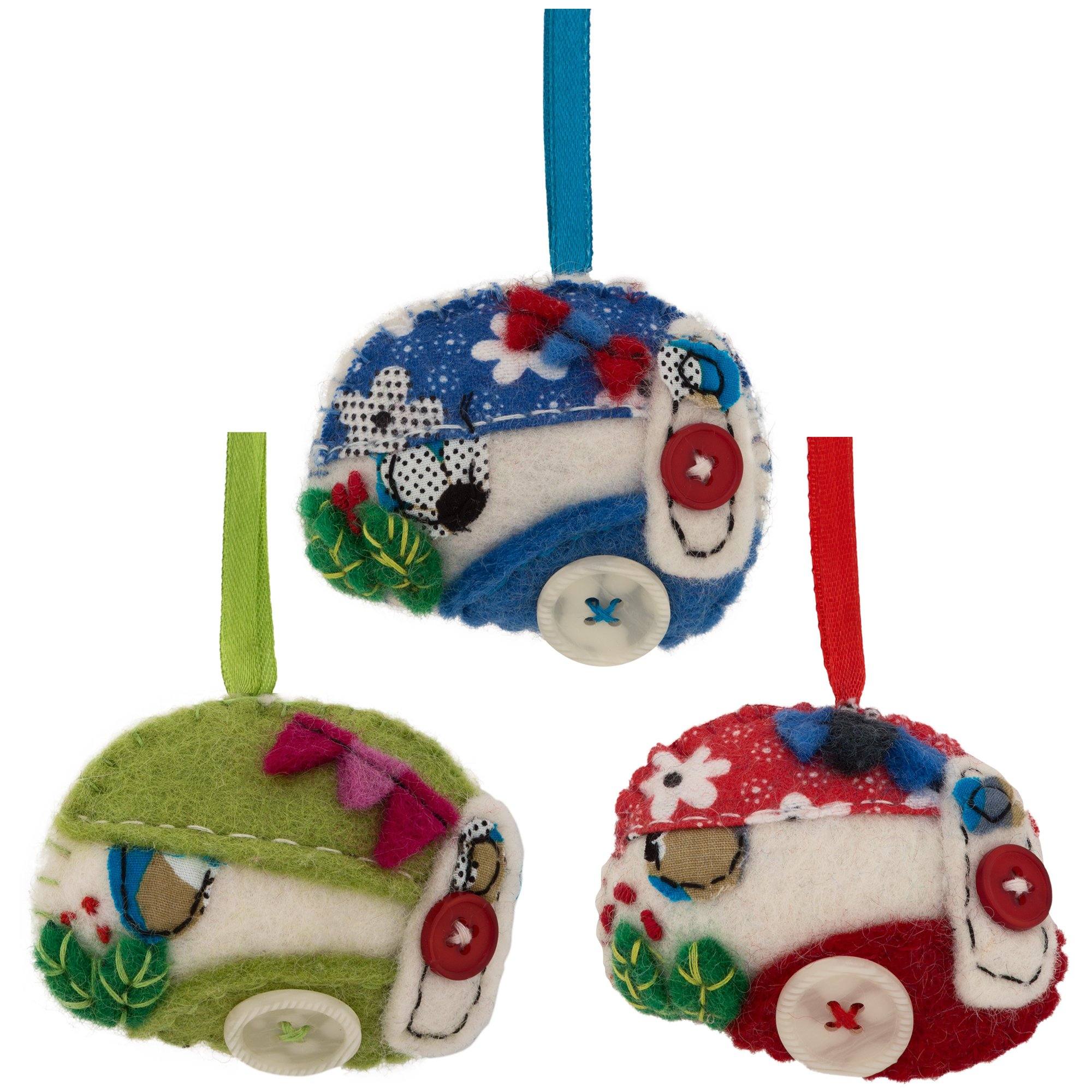 Premium Handmade Happy Camper Ornament - Ultimate Gift for Nature Lovers