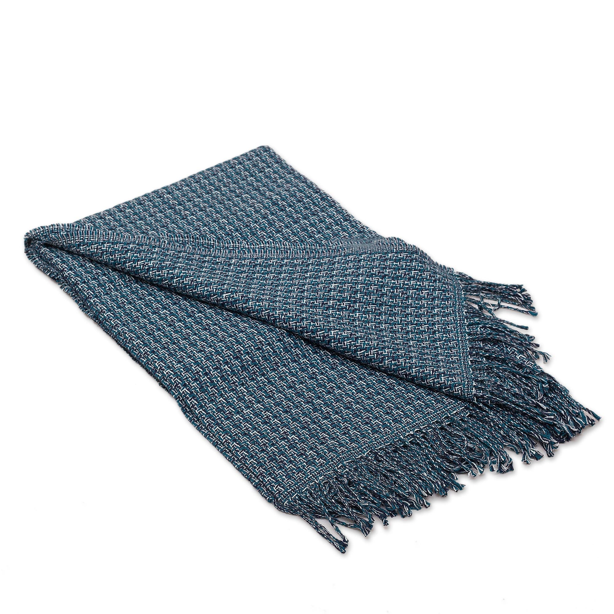 Premium Alpaca Blend Throw Blanket - Handwoven in Peru