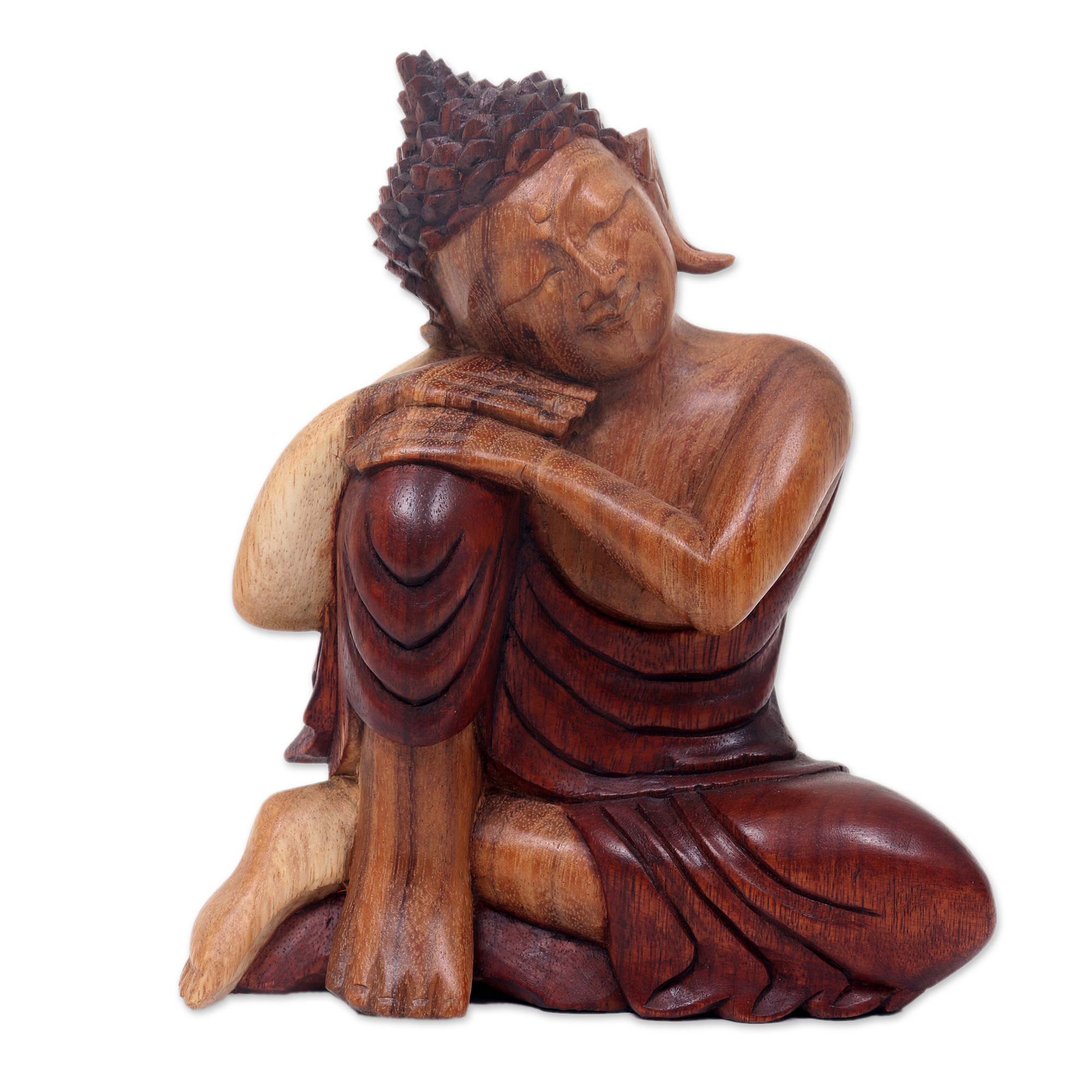Premium Hand-Carved Balinese Sleeping Buddha Sculpture – Ultimate Peaceful Art Piece