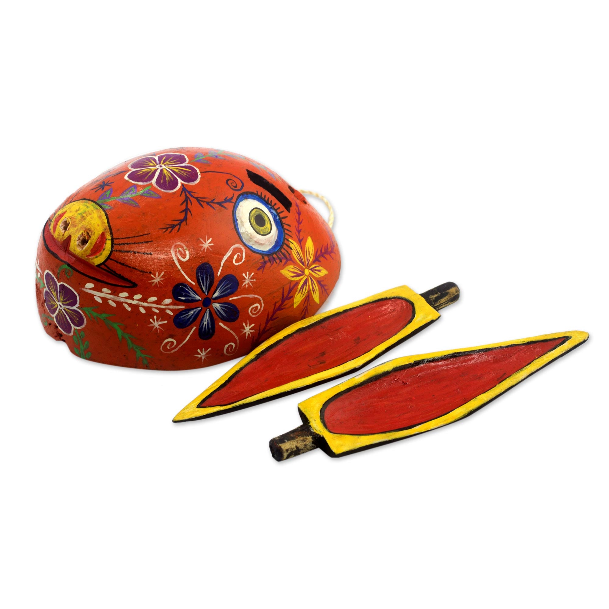 Premium Hand-Crafted Guatemala Rabbit Folk Dance Mask