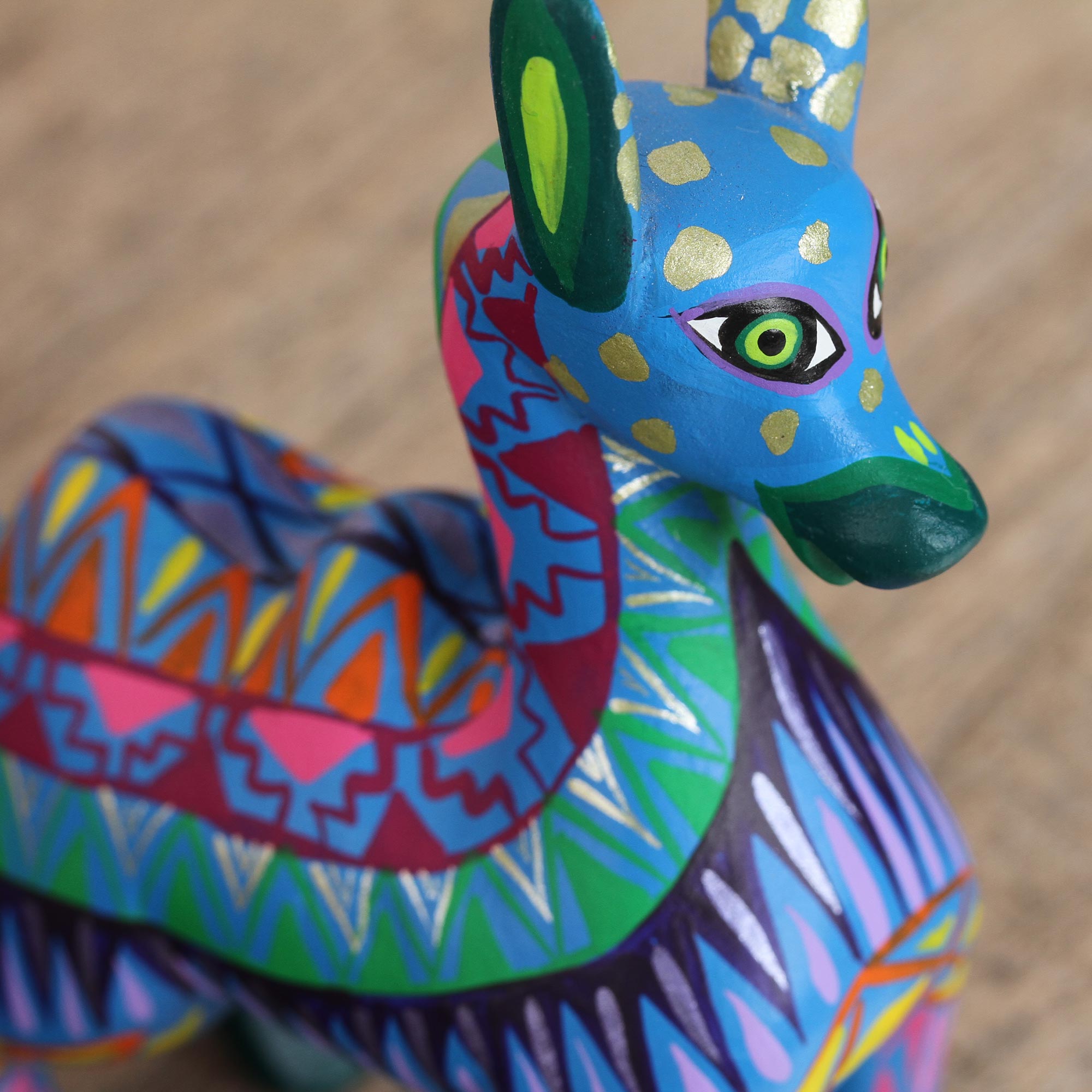 Premium Hand-Painted Alebrije Camel Figurine - Vibrant Mexican Folk Art