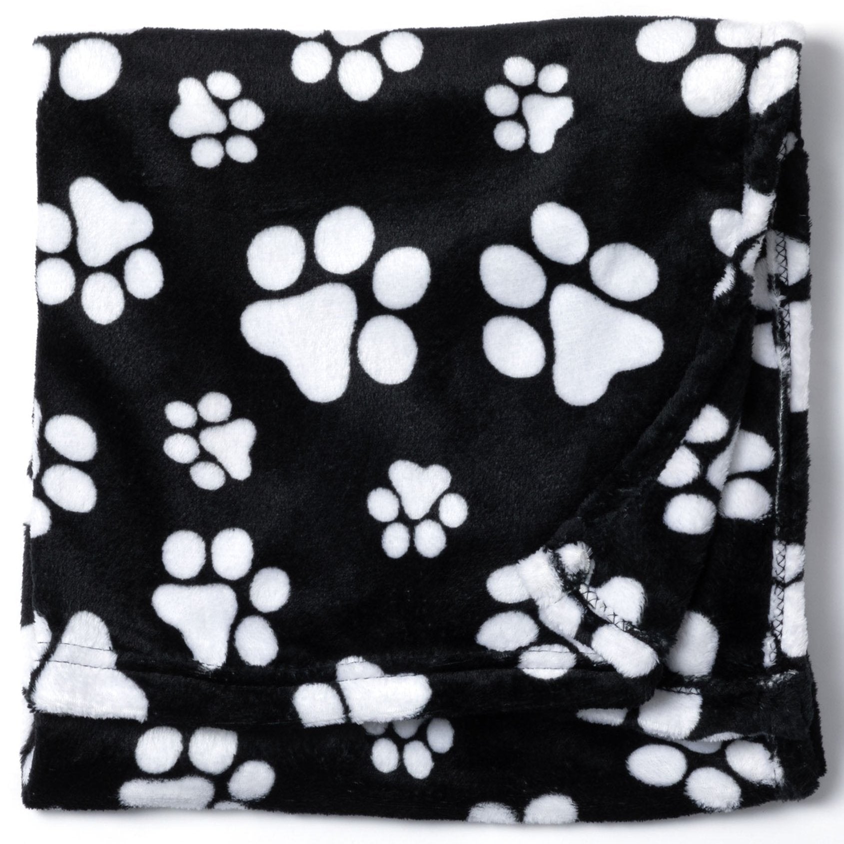 Premium Paw Print Fleece Blanket - Ultimate Cozy Comfort