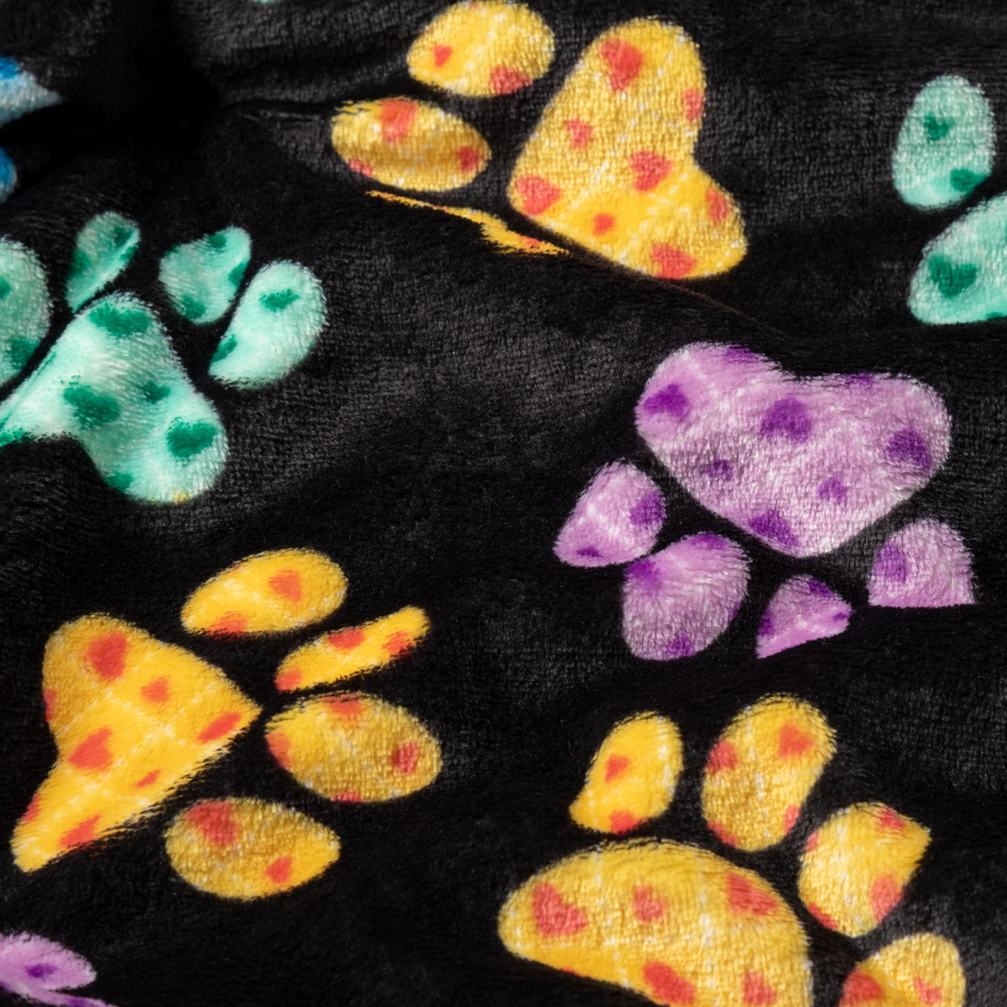 Premium Paw Print Fleece Blanket - Ultimate Cozy Comfort
