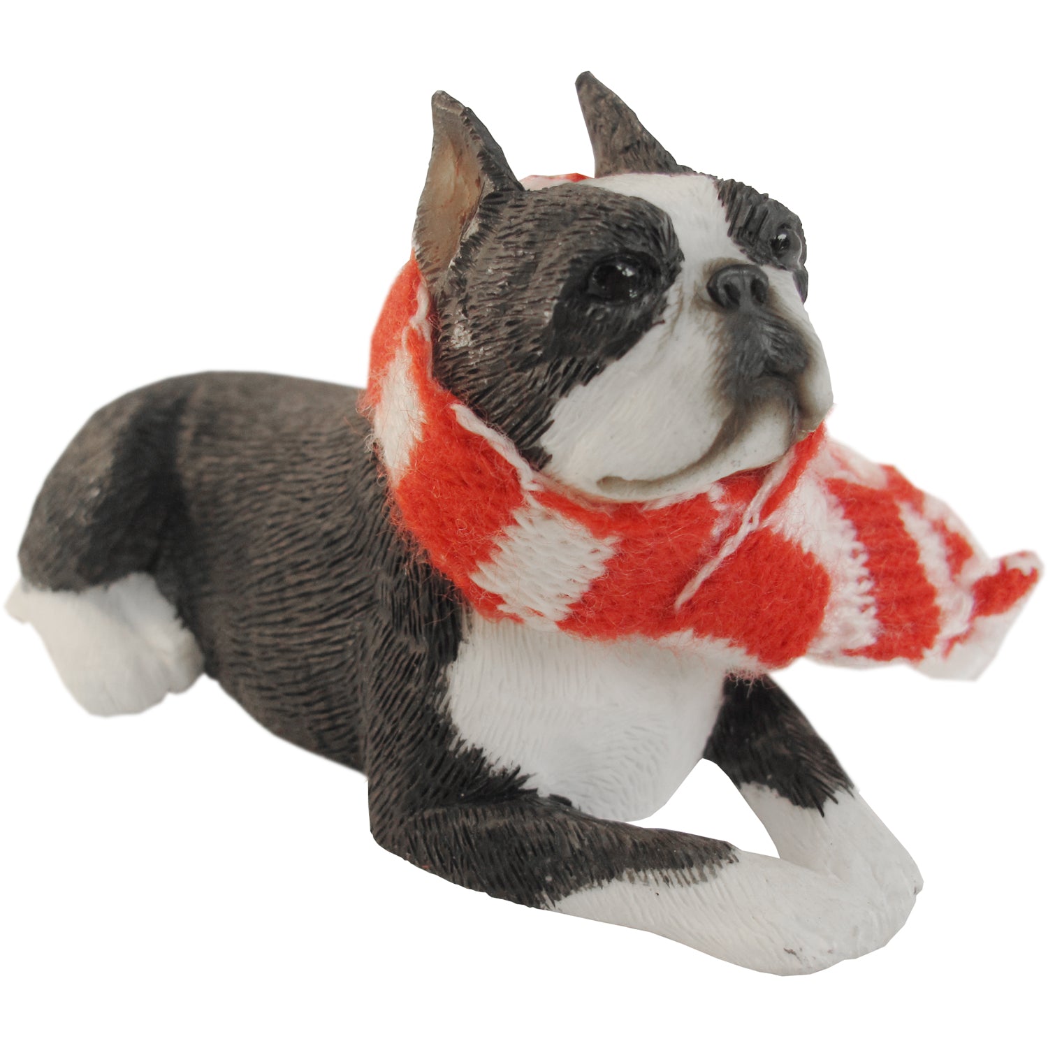 Premium Boston Terrier Christmas Ornament - Handcrafted Holiday Decor