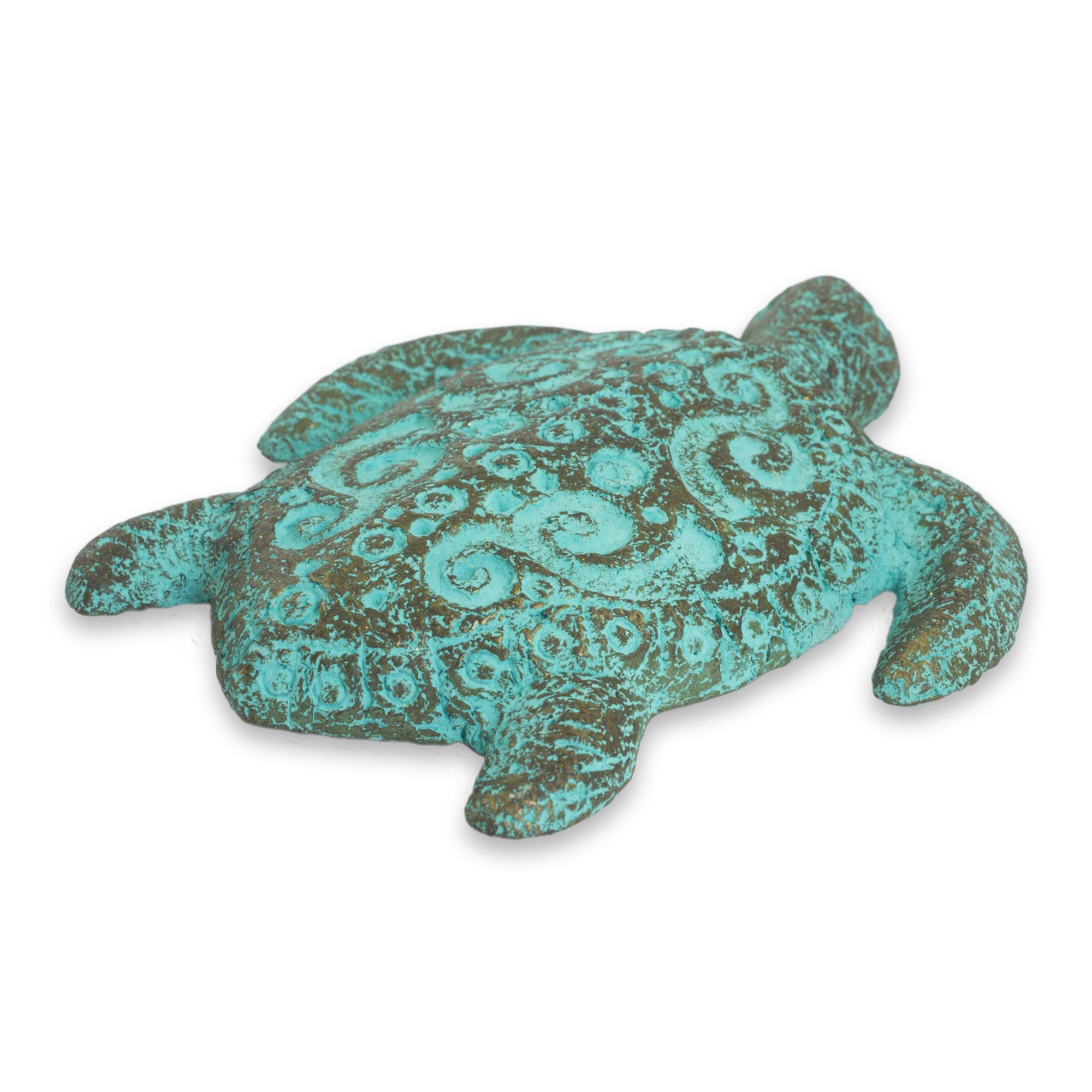 Premium Handcrafted Turtle Wall Art Sculpture - Recycled Paper & Cement Design