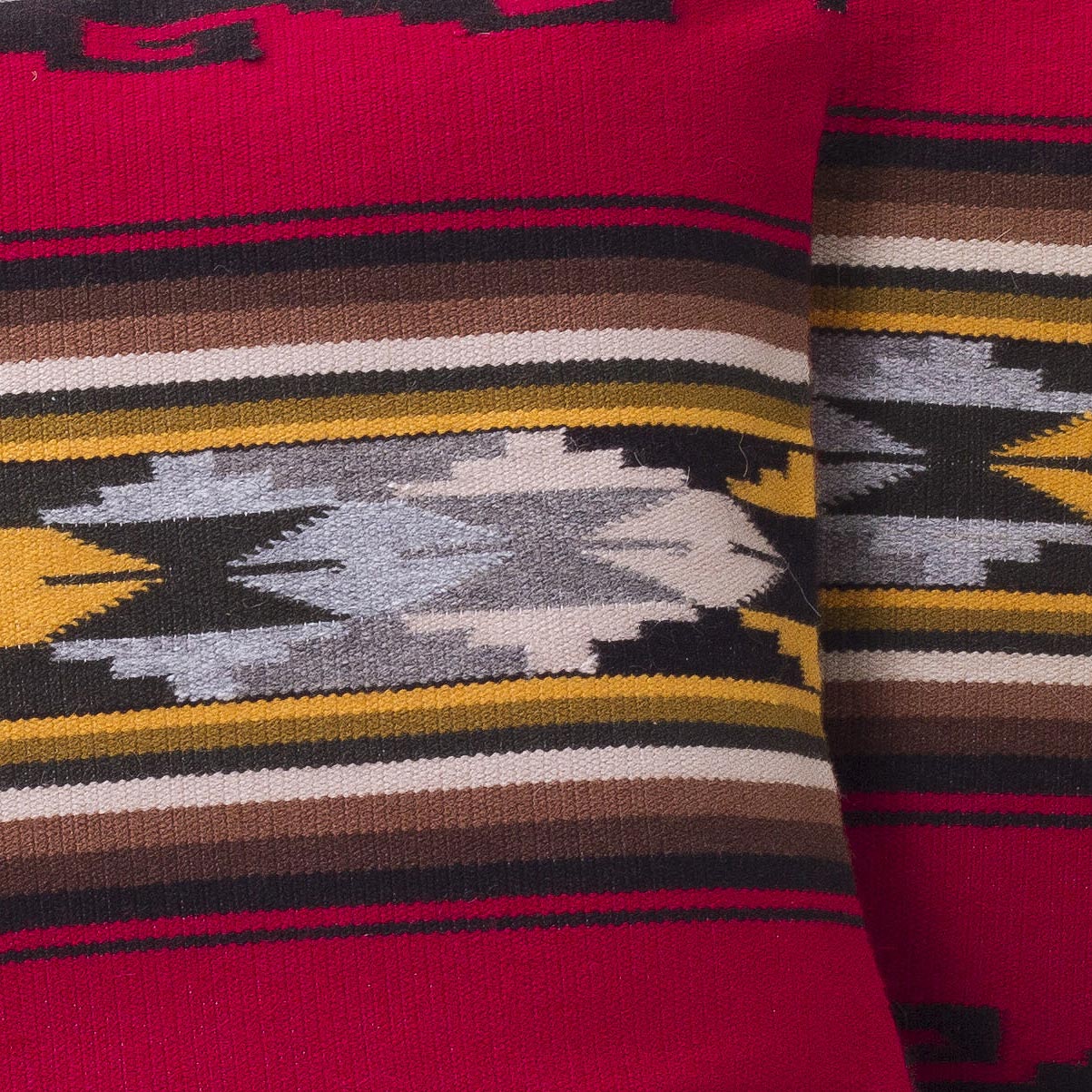 Premium Red Sea Multicolor Throw Pillow Covers - Handcrafted in Peru