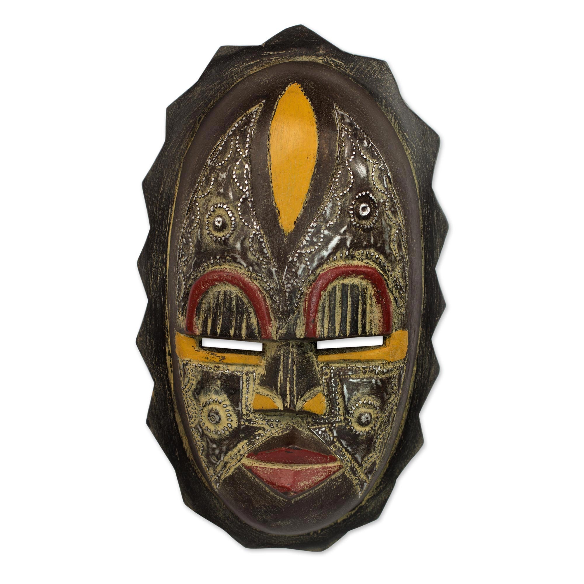 Premium Zurufi Wall Mask - Nigerian Handcrafted Art
