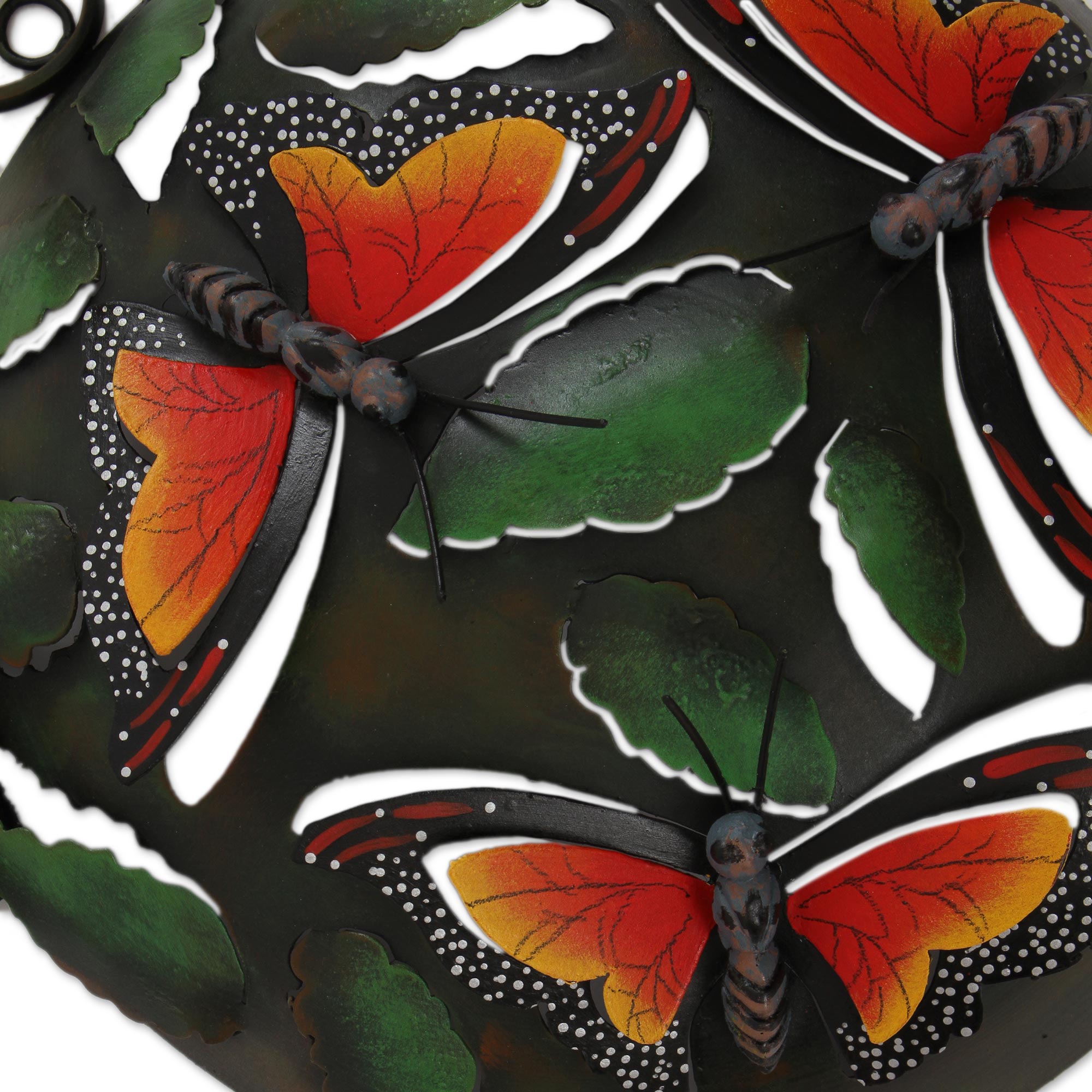 Premium Monarch Vase: Handcrafted Butterfly Wall Sculpture from Mexico