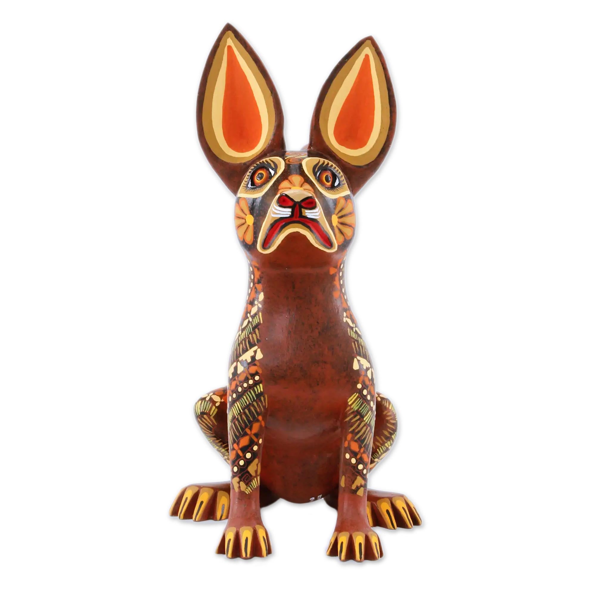 Premium Xoloescuintle Alebrije Sculpture - Handcrafted Art Piece