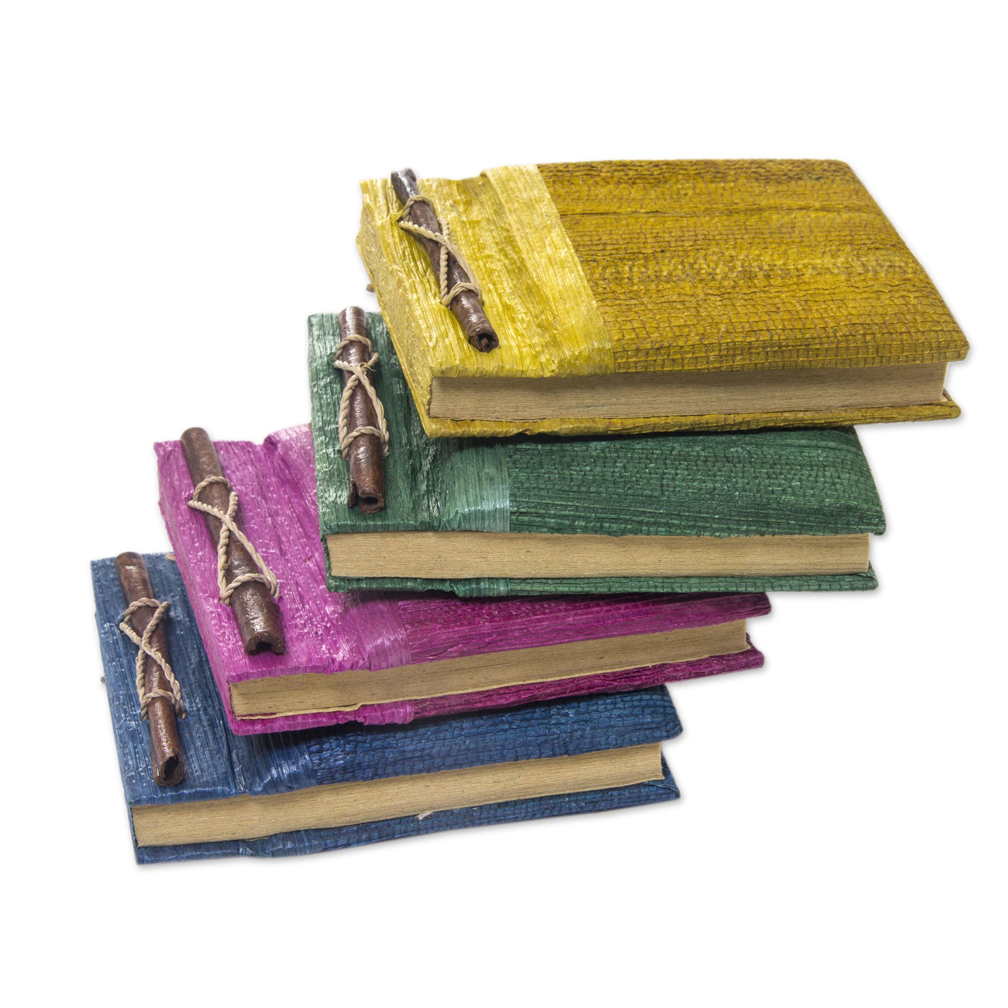 Premium Ubud Memoirs Natural Fiber Journal Set