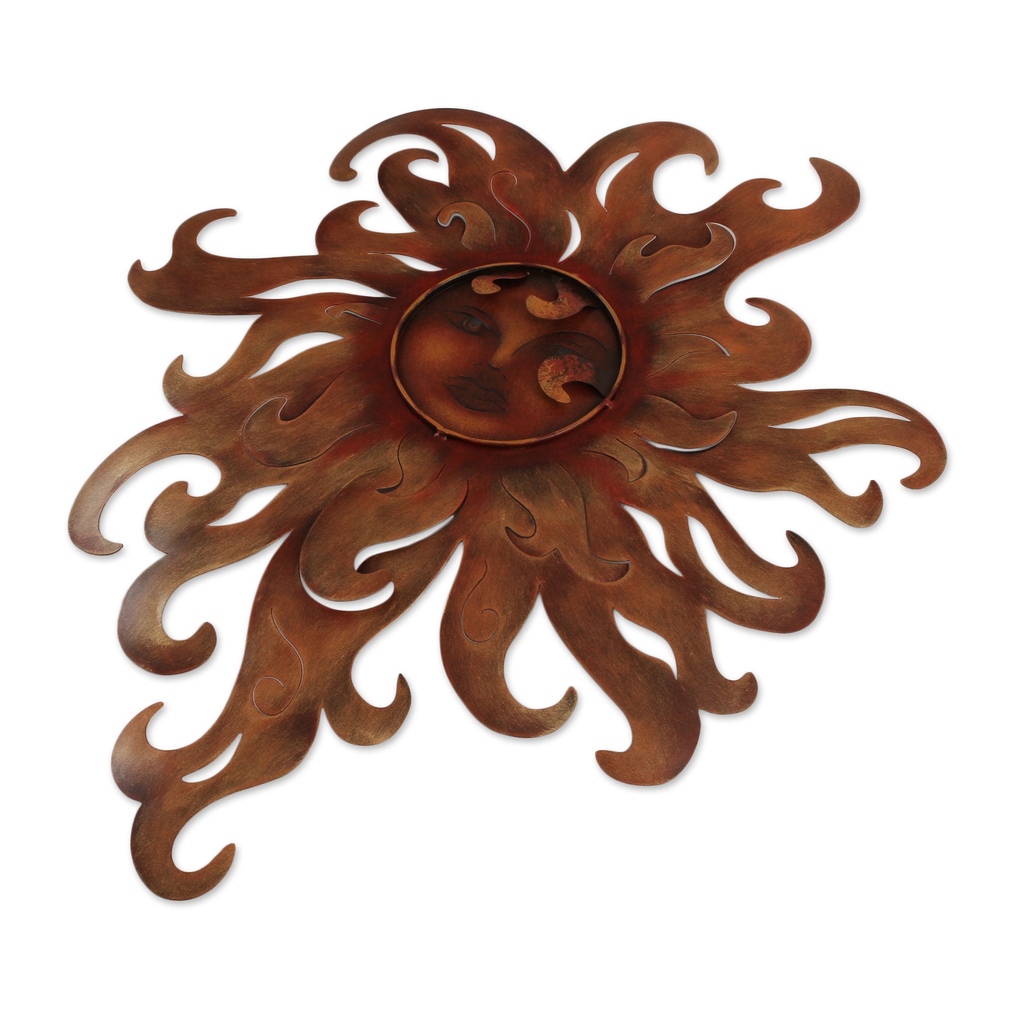 Premium Lady of the Sun Steel Wall Art Sculpture