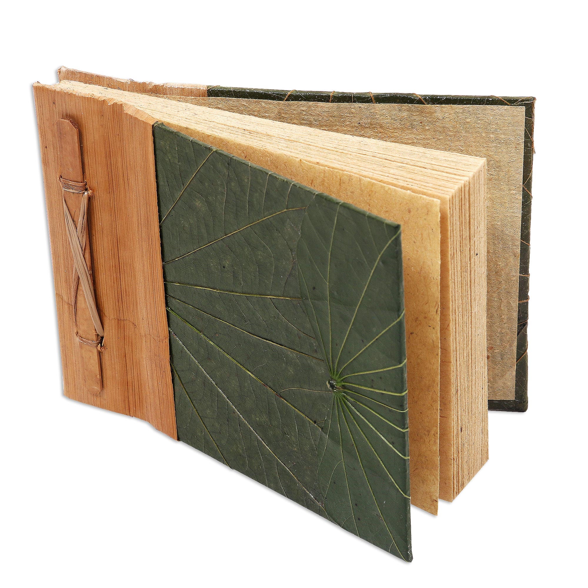 Premium Natural Fiber Journal by Daun Kupu - Handmade Eco-Friendly Notebook