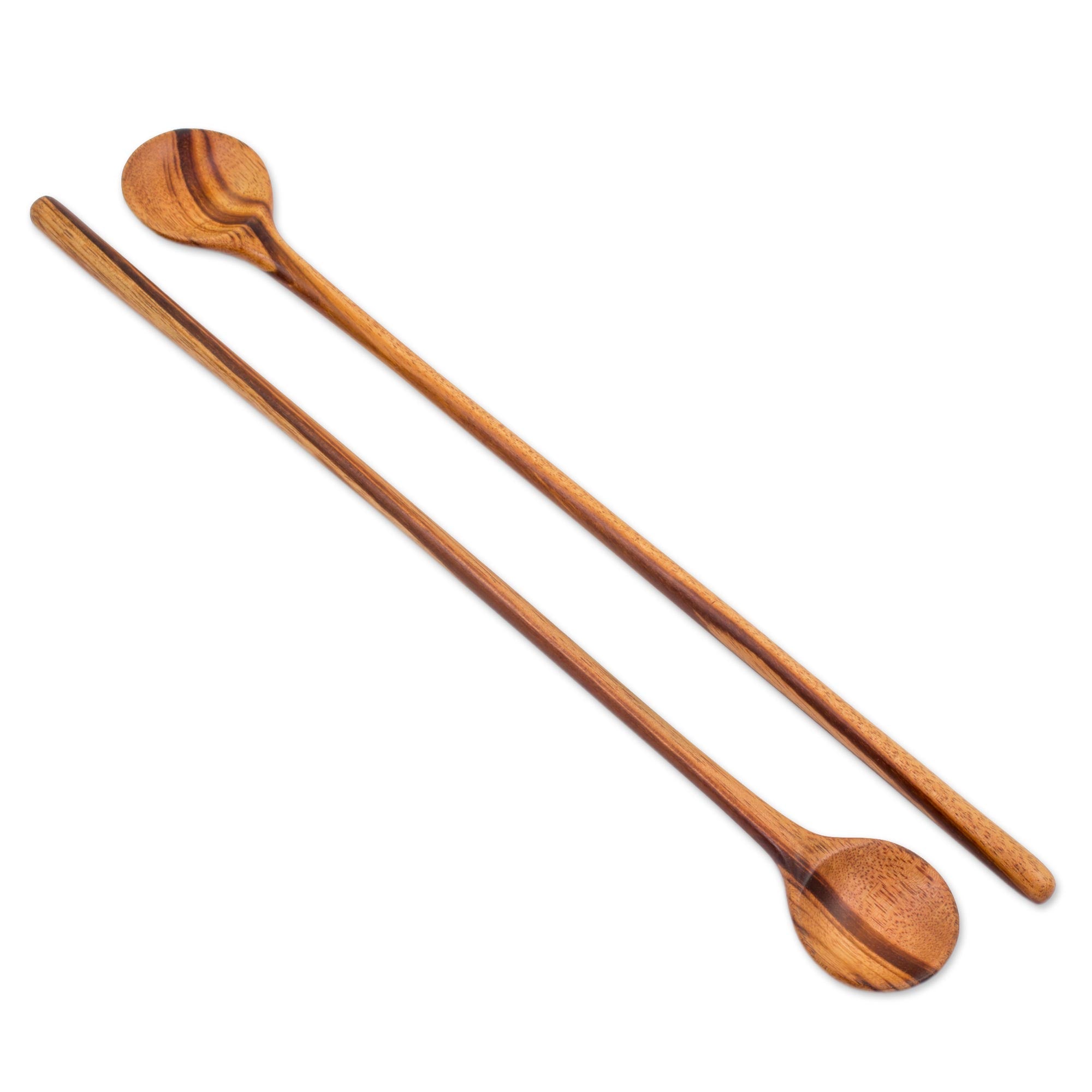 Premium Handcrafted Jobillo Wood Cooking Spoons Set - Eco-Friendly Kitchen Essential