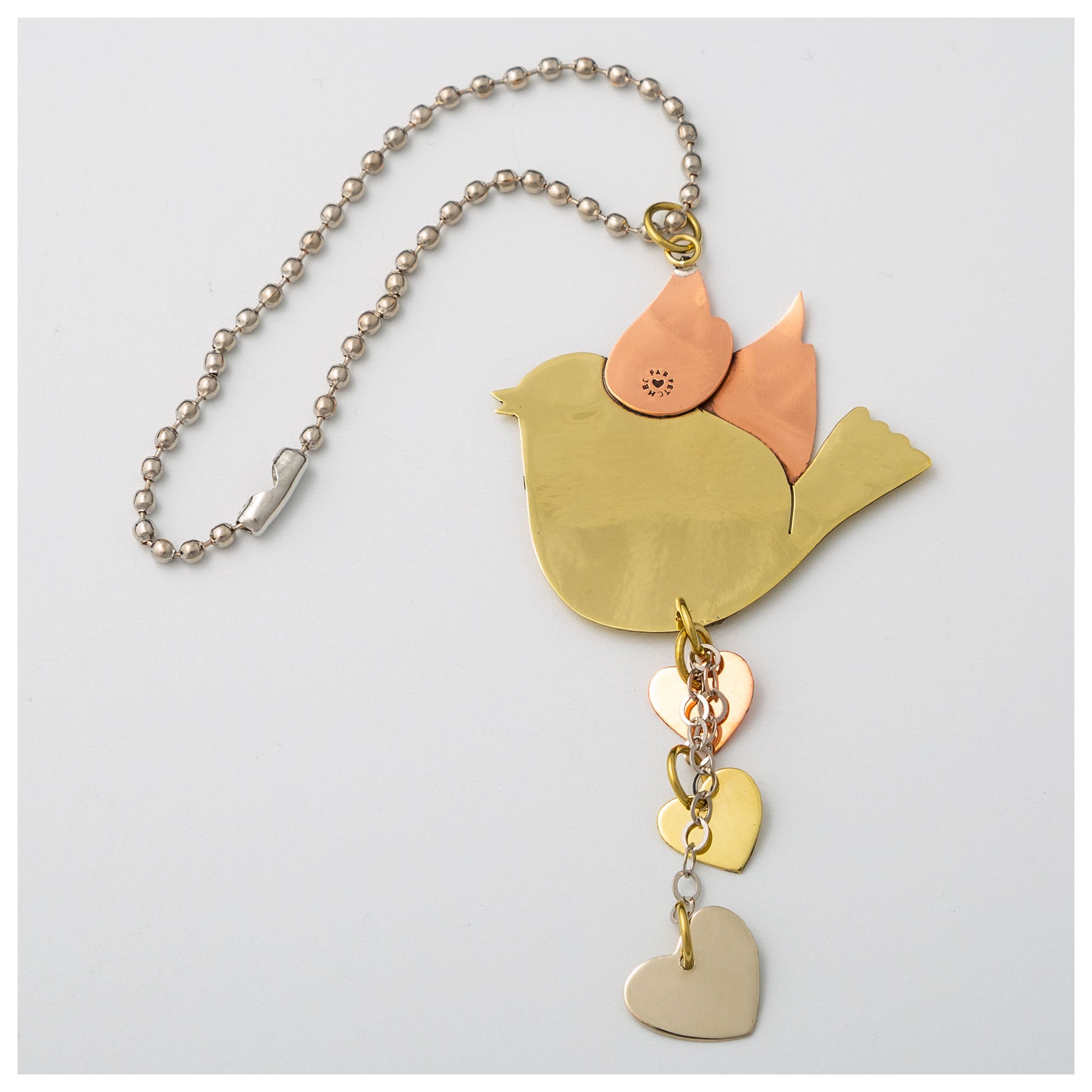 Premium Wildlife Wonder Mixed Metal Car Charm - Handcrafted in Mexico
