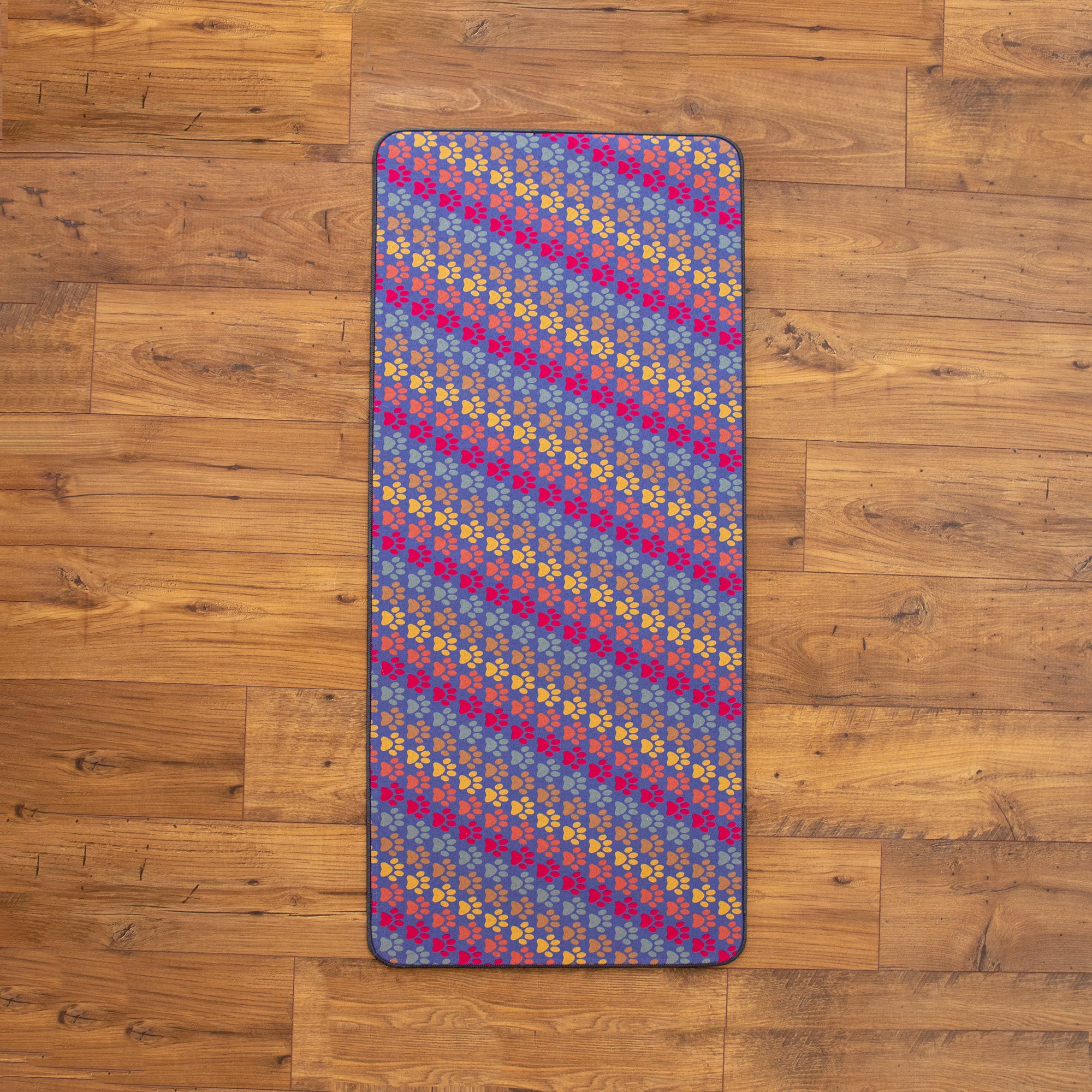 Premium Diagonal Paws Floor Runner - Ultimate Style & Safety