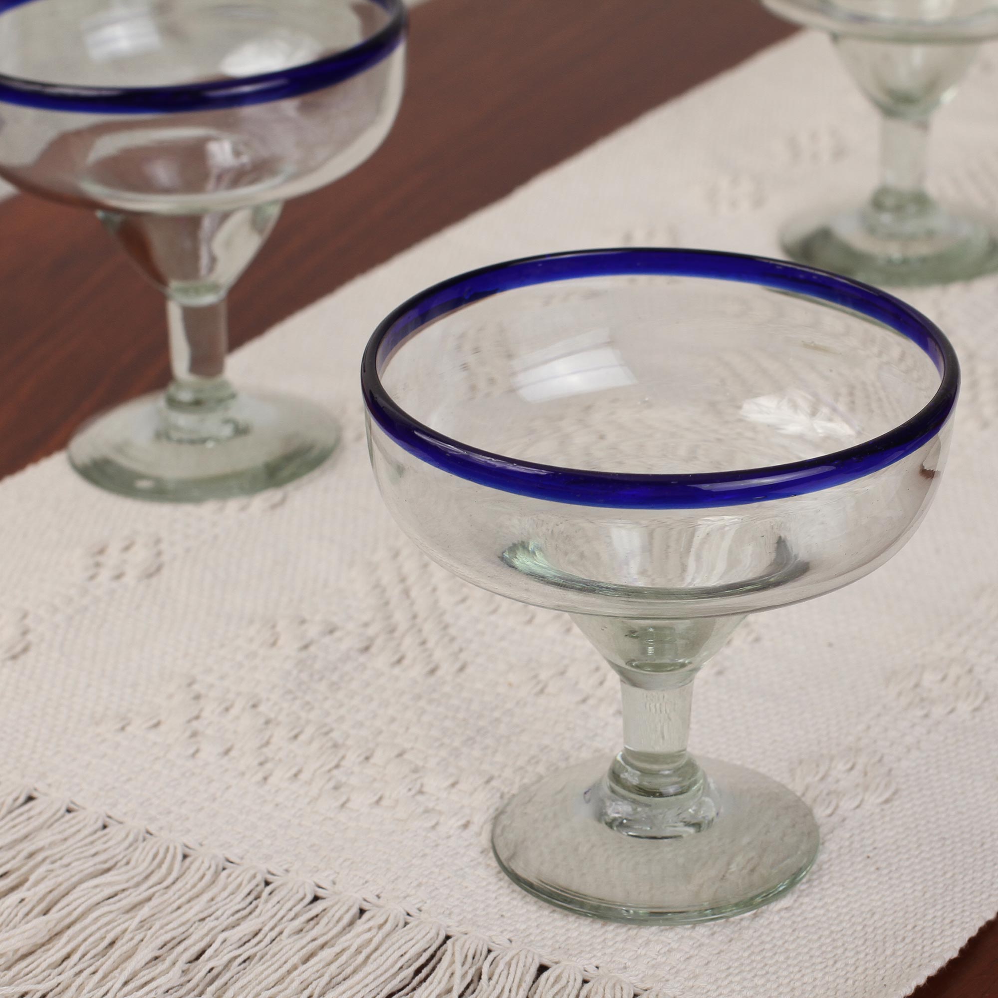 Premium Handblown Margarita Glasses Set - Ultimate Happy Hour Upgrade