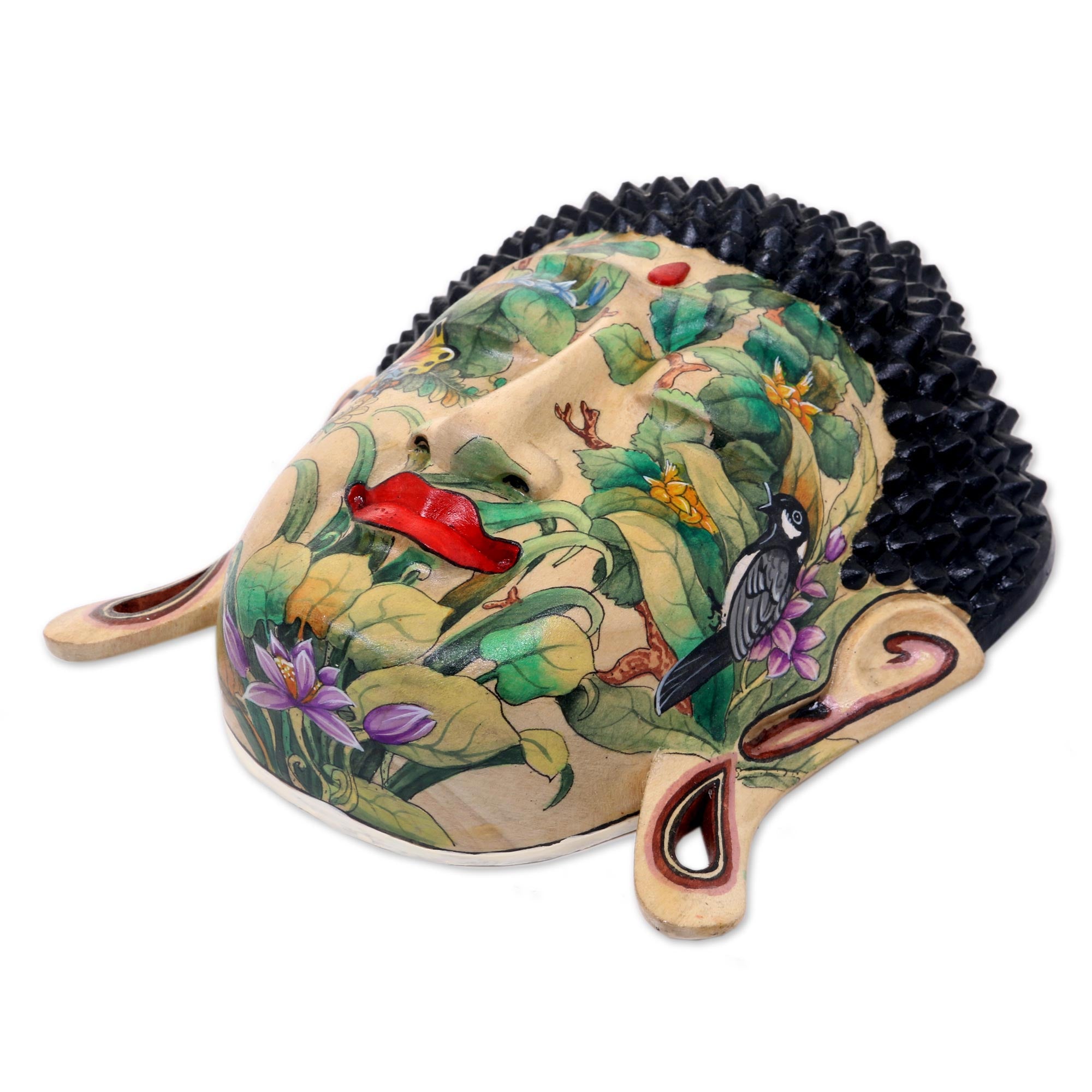 Premium Handcrafted Buddha Wood Mask
