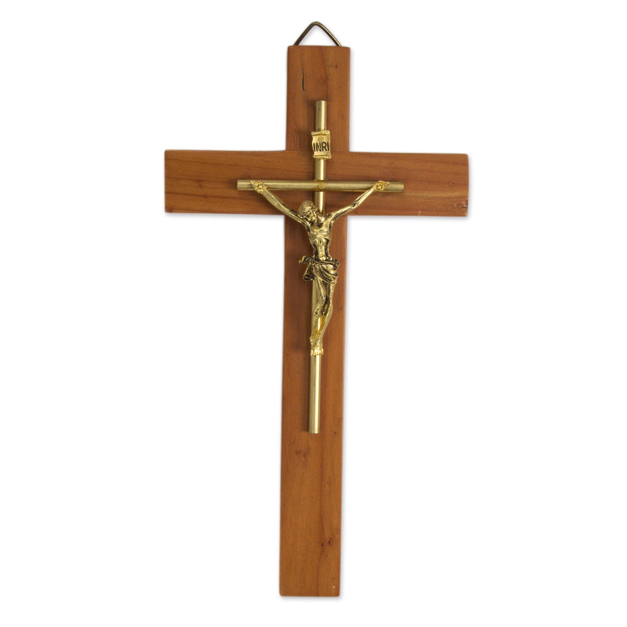 Premium Handcrafted Cedar Wood Cross - Jesus Our Savior