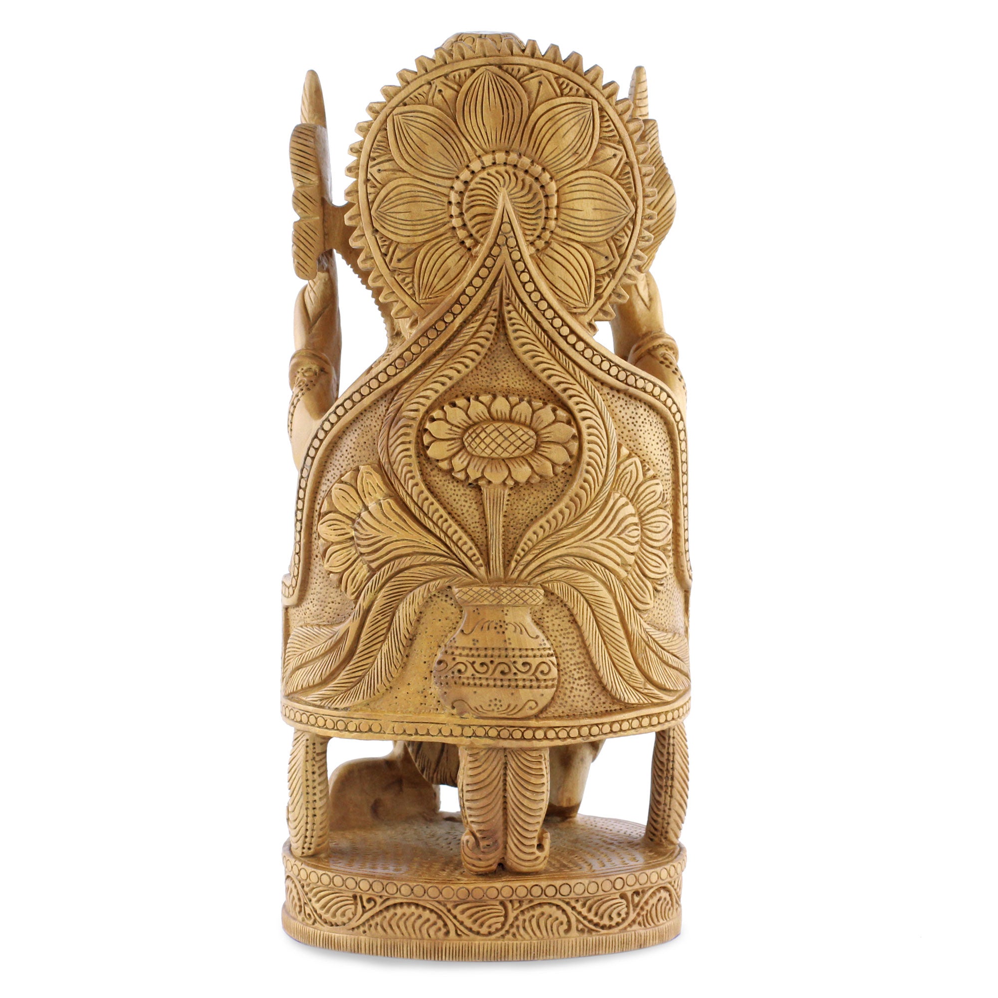 Premium Handcrafted Ganesha Wood Sculpture - Ultimate Home Decor